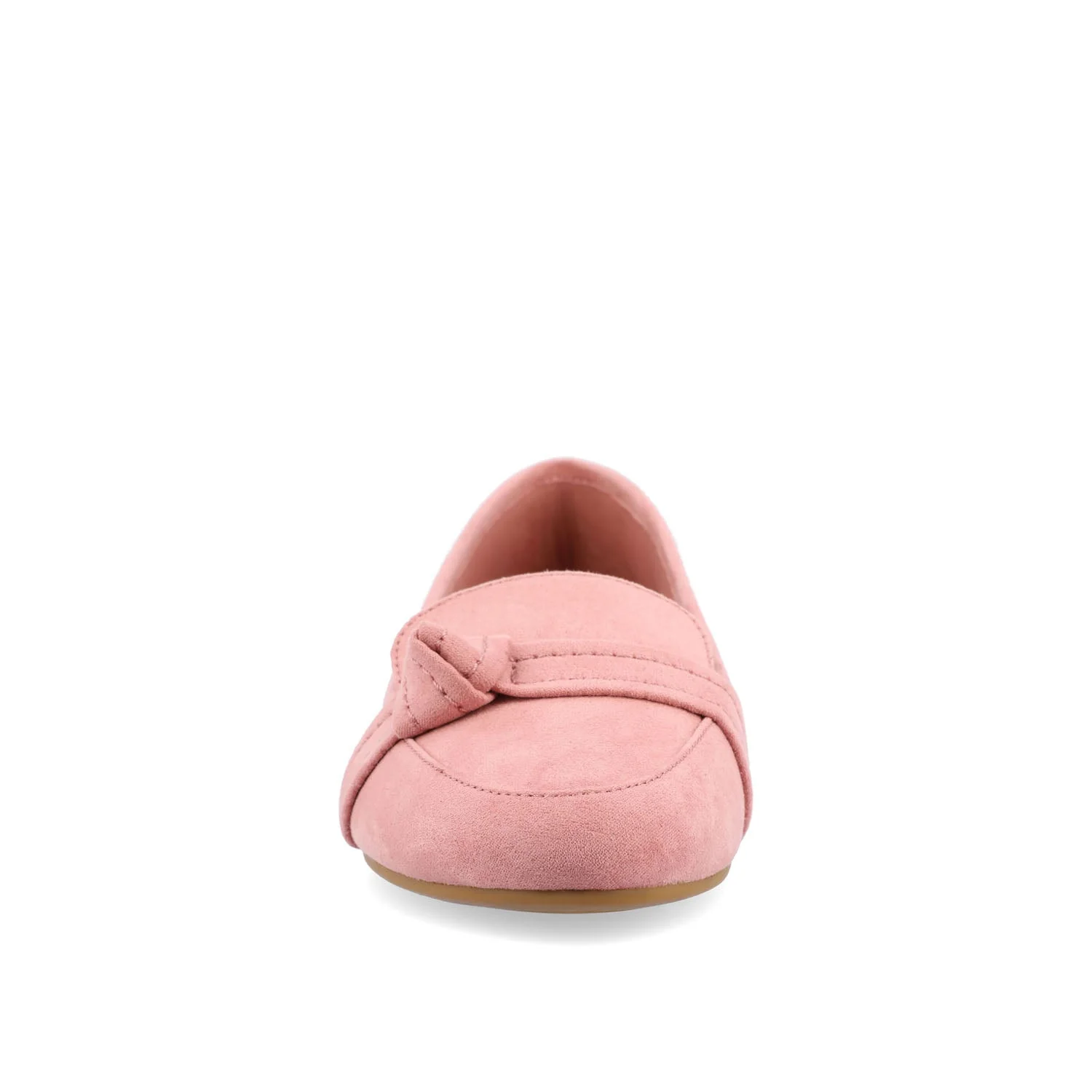 MARCI LOAFER FLATS IN FAUX SUEDE - Blush - Image 5