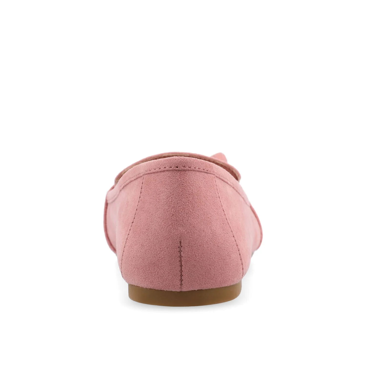 MARCI LOAFER FLATS IN FAUX SUEDE - Blush - Image 7