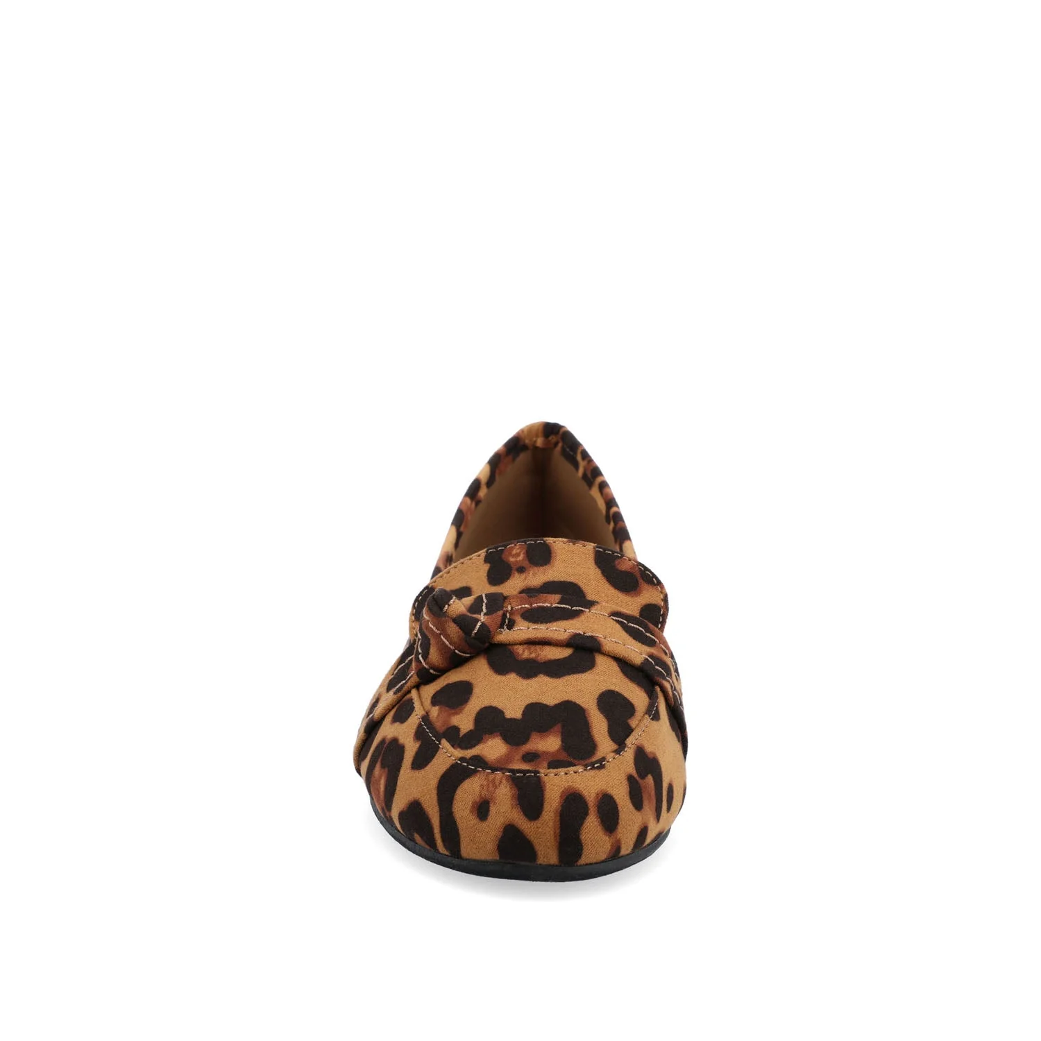 MARCI LOAFER FLATS IN FAUX SUEDE - Leopard Faux - Image 5