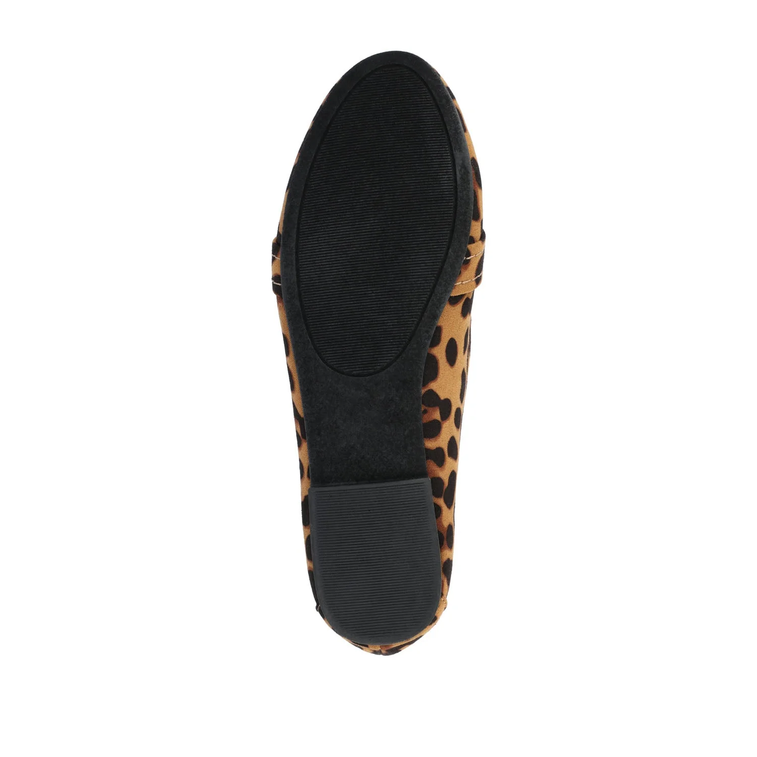 MARCI LOAFER FLATS IN FAUX SUEDE - Leopard Faux - Image 8
