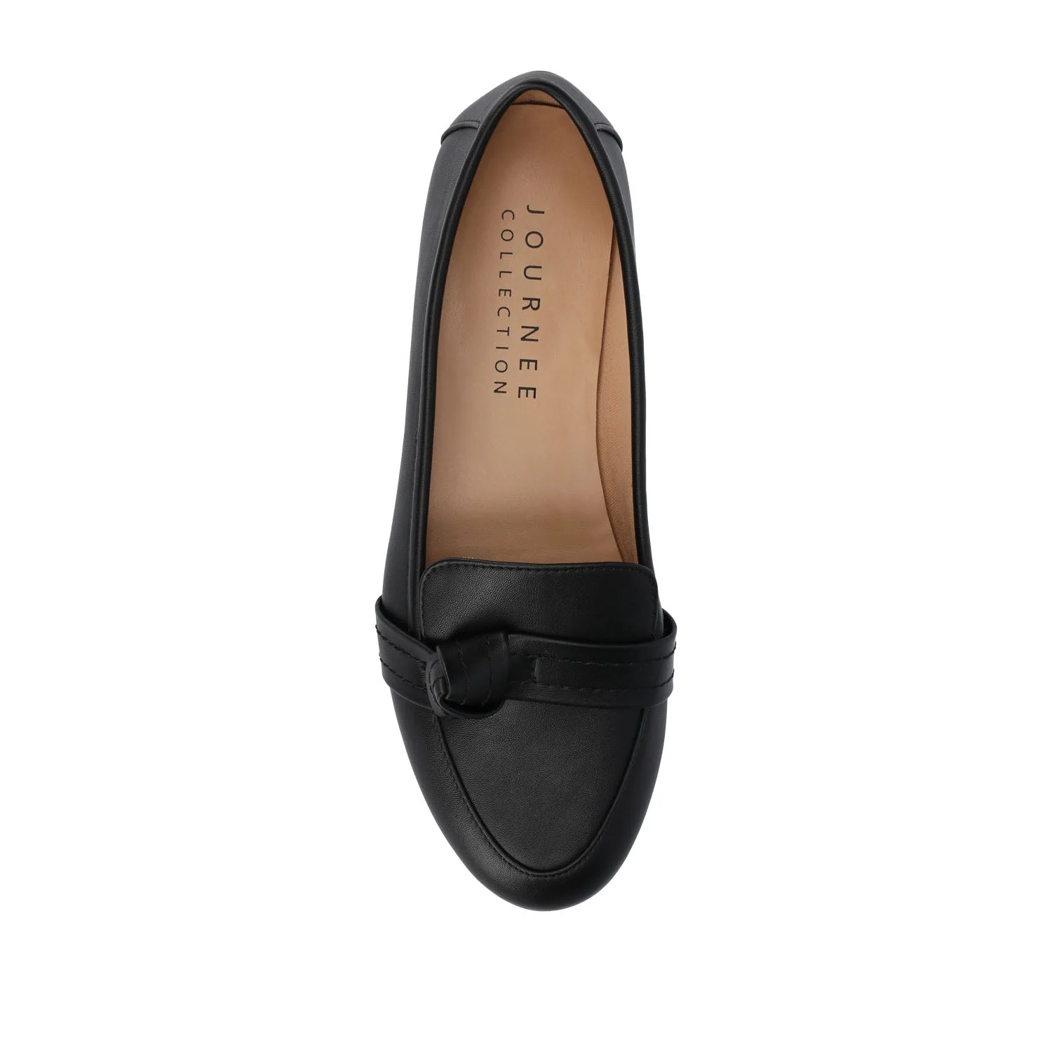 MARCI LOAFER FLATS IN VEGAN LEATHER - Black PU - Image 6