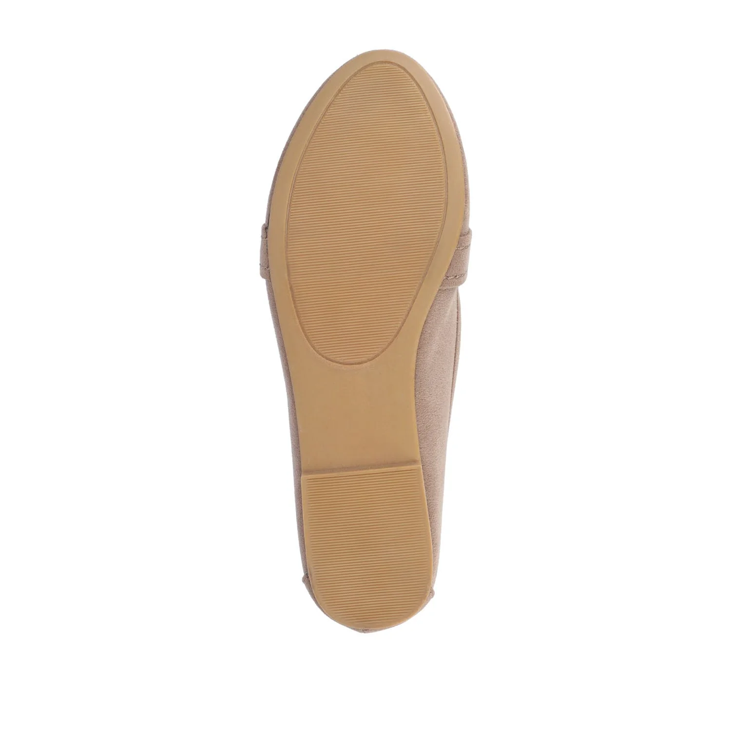 MARCI LOAFER FLATS IN FAUX SUEDE - Taupe - Image 8