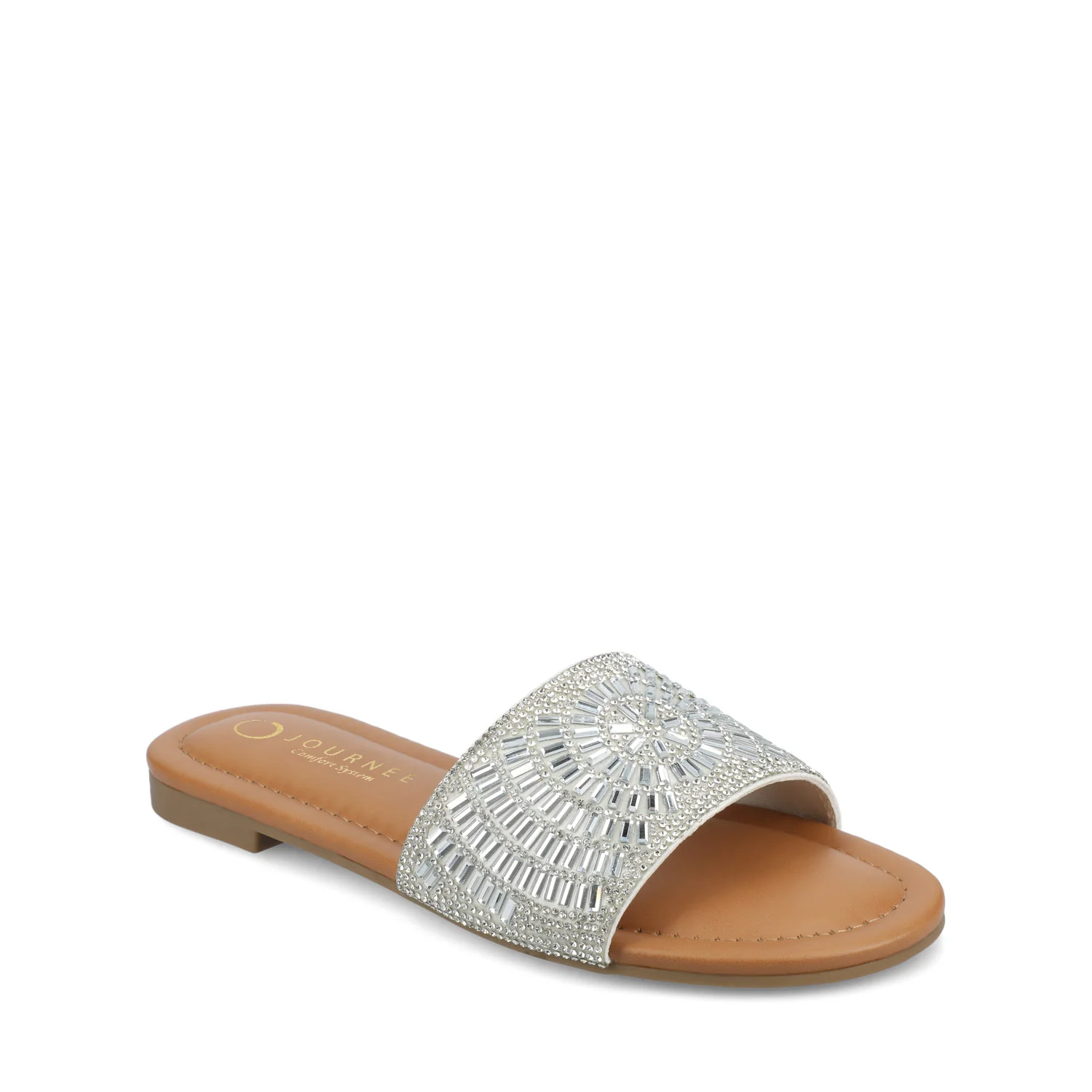 MARIA SLIP ON SANDALS - Silver - Image 2
