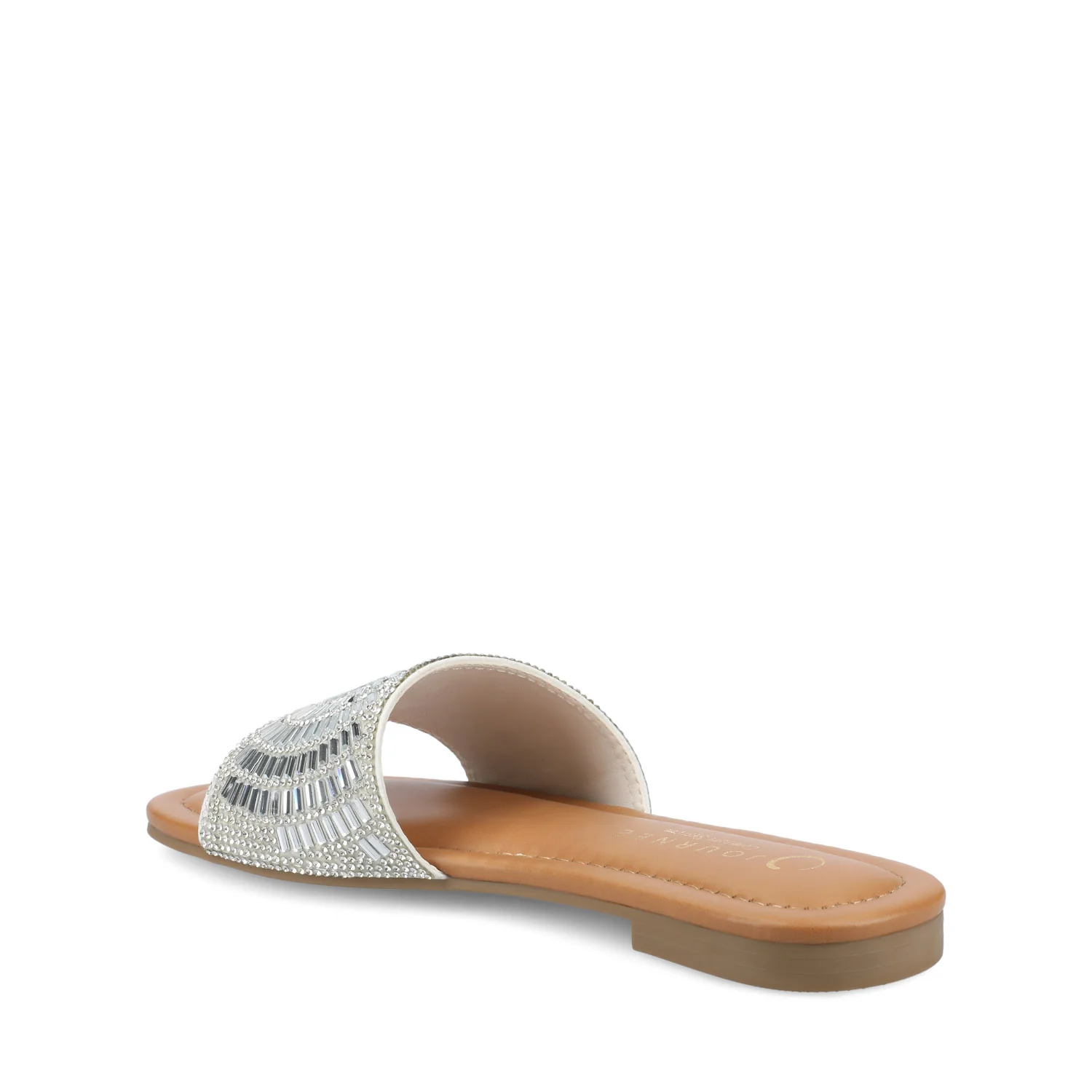 MARIA SLIP ON SANDALS - Silver - Image 3
