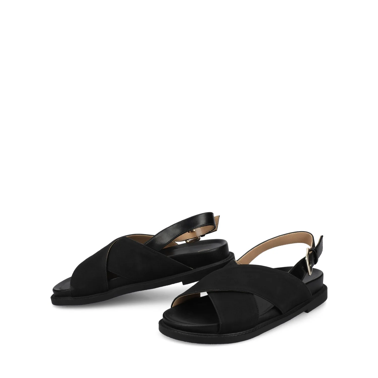 MARINNA FLAT SANDALS - Black - Image 2