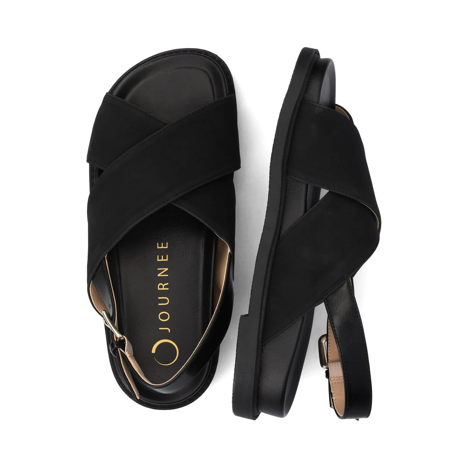 MARINNA FLAT SANDALS - Black - Image 3