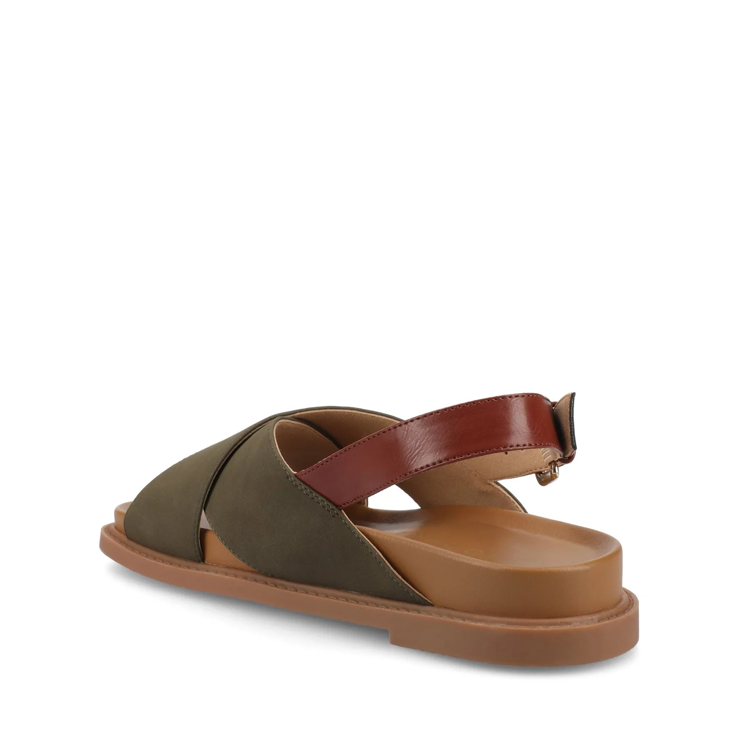 MARINNA FLAT SANDALS - Olive - Image 4