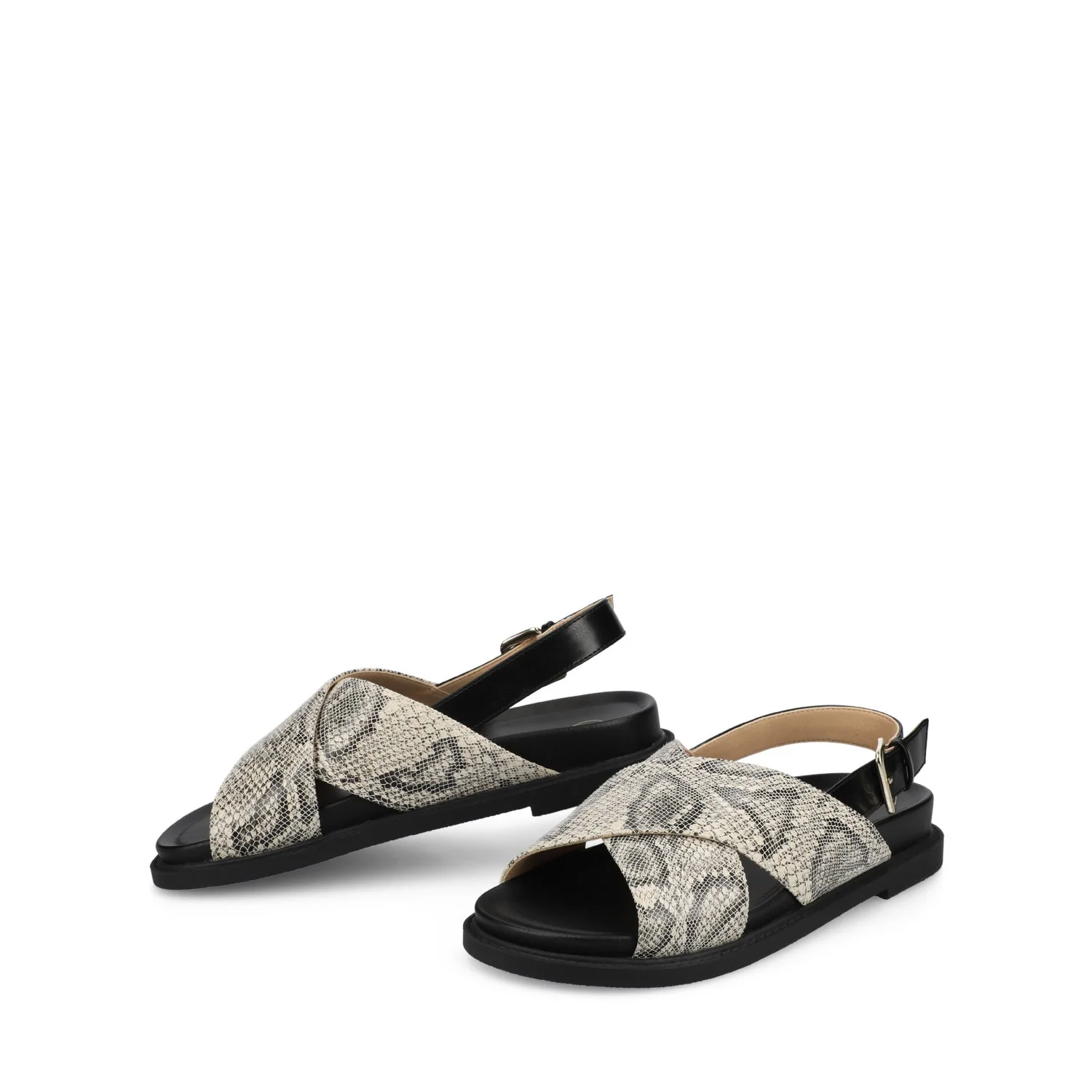 MARINNA FLAT SANDALS - Snake - Image 2