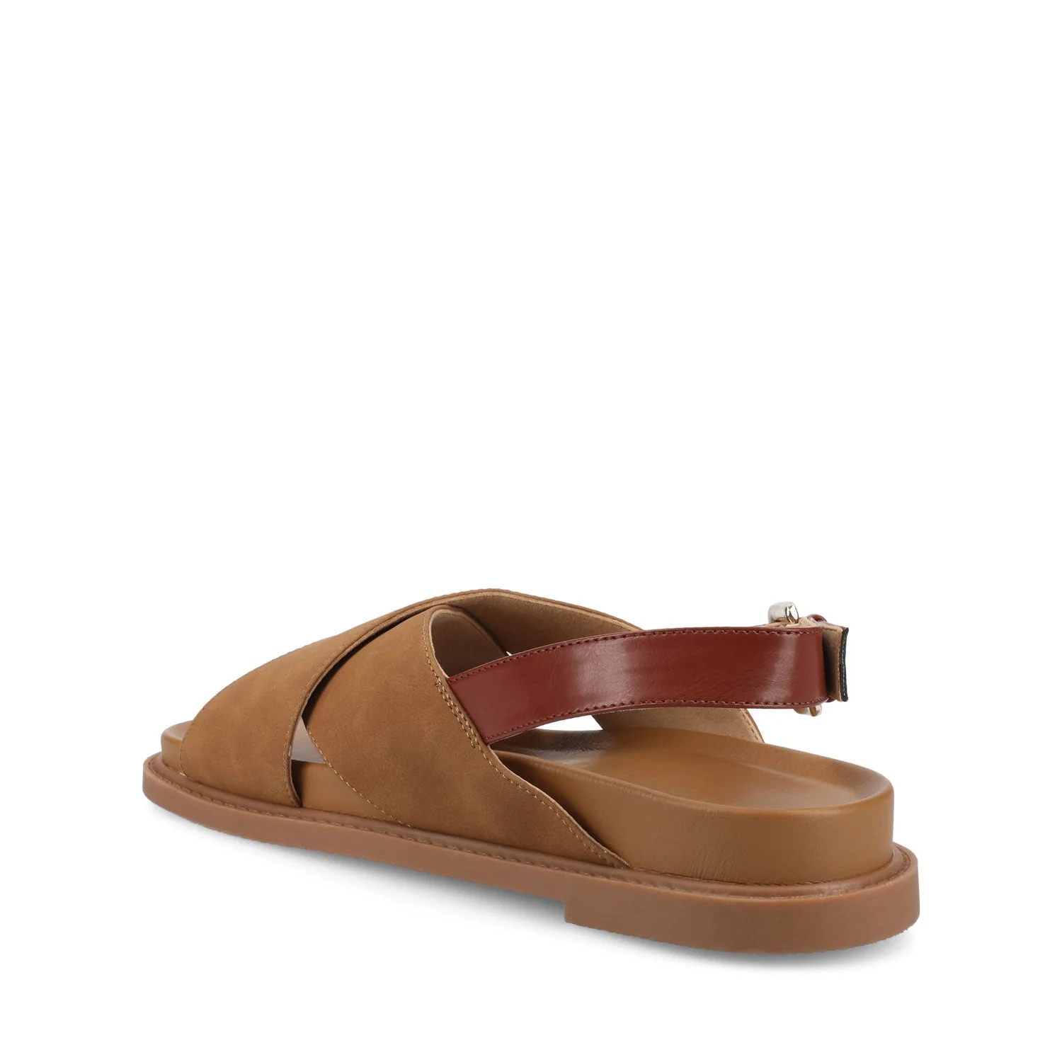 MARINNA FLAT SANDALS - Tan - Image 5