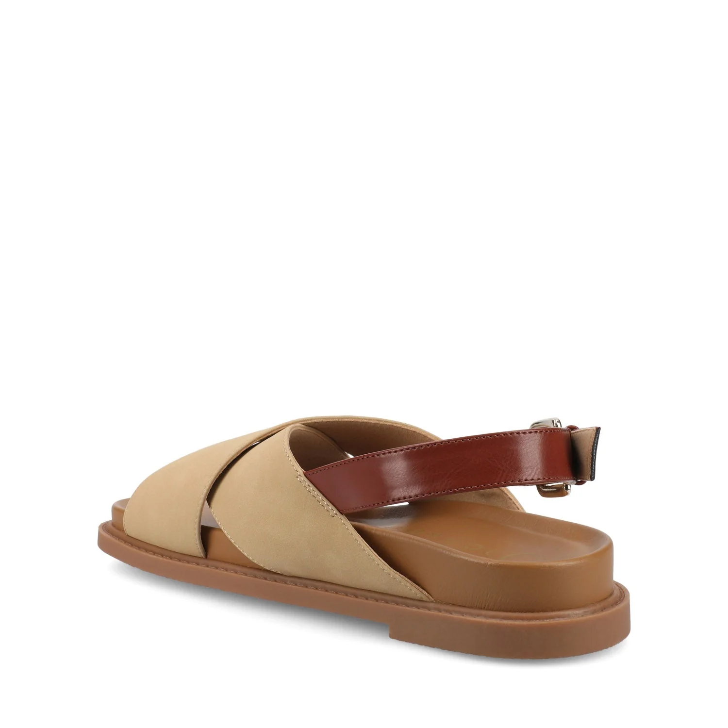 MARINNA FLAT SANDALS - Taupe - Image 4