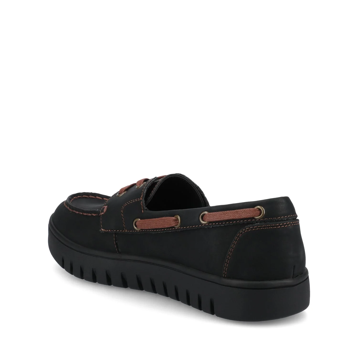 MARION BOAT SHOE LOAFER - Black - Image 3