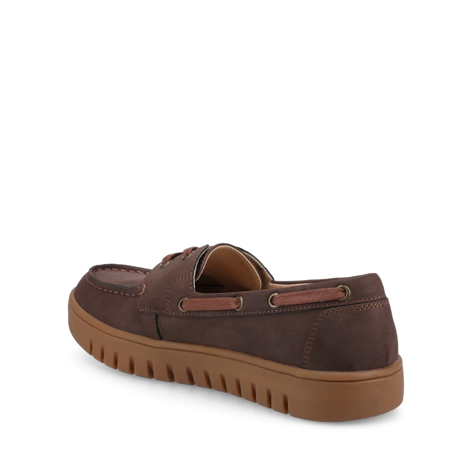 MARION BOAT SHOE LOAFER - Chocolate - Image 3