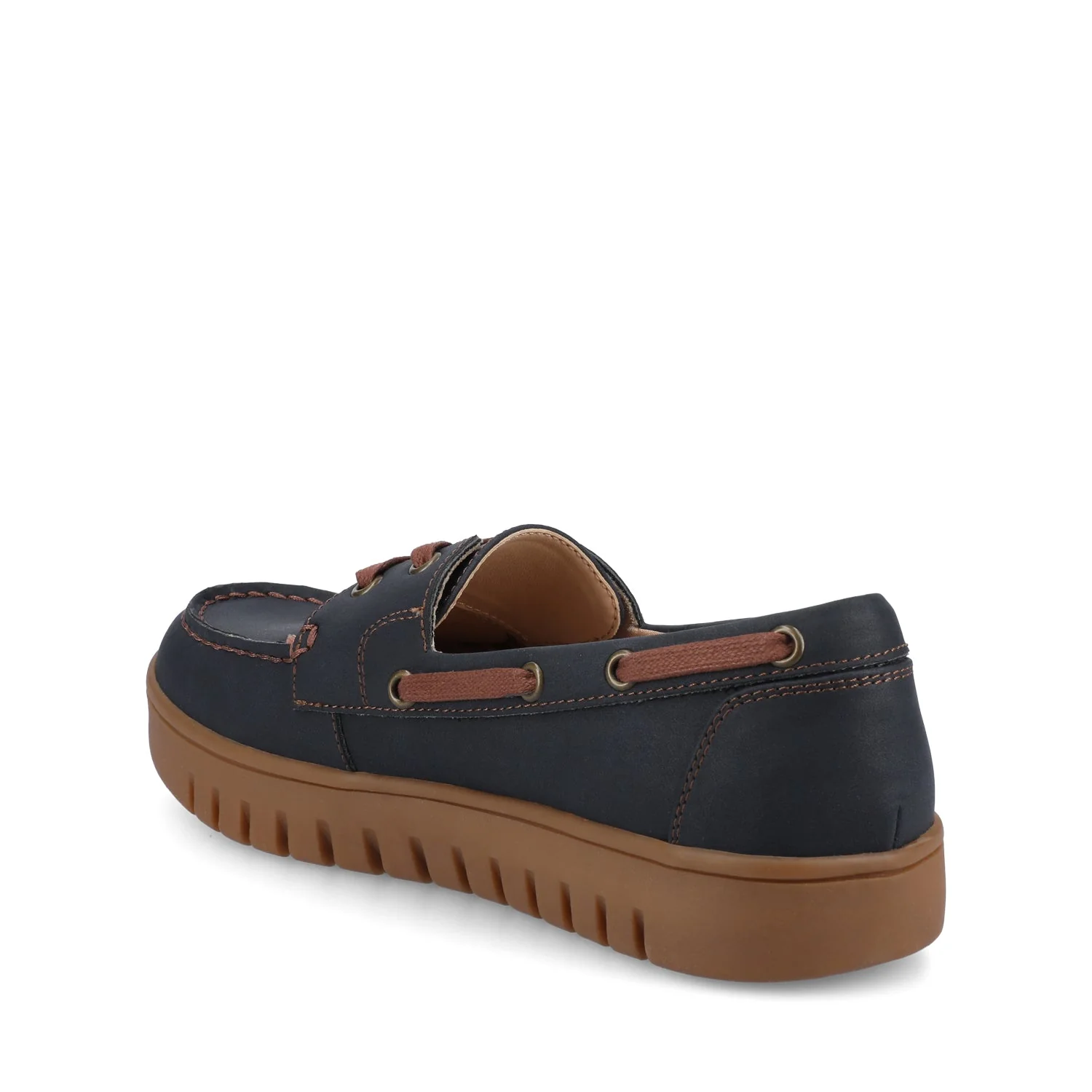 MARION BOAT SHOE LOAFER - Navy - Image 3