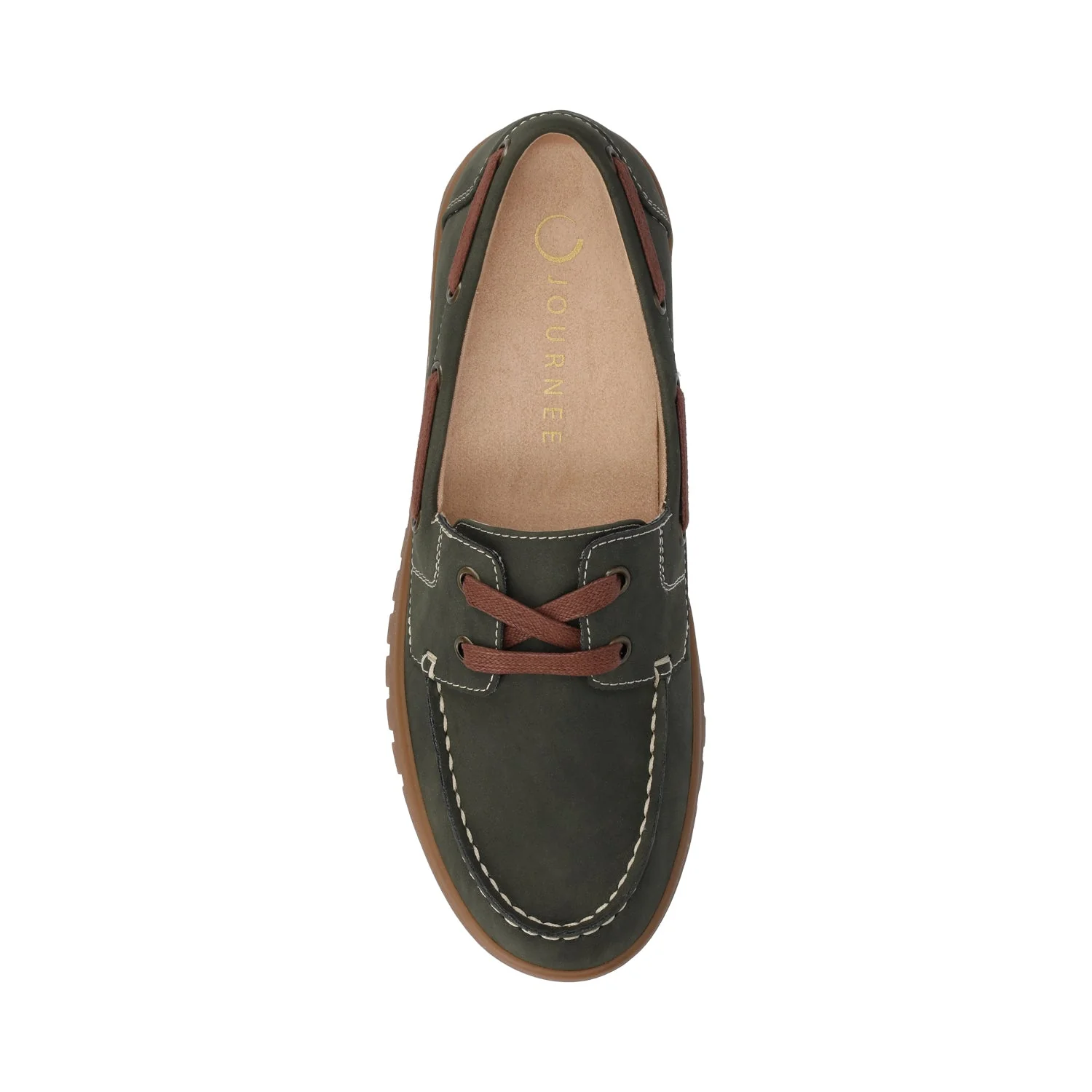 MARION BOAT SHOE LOAFER - Olive - Image 4