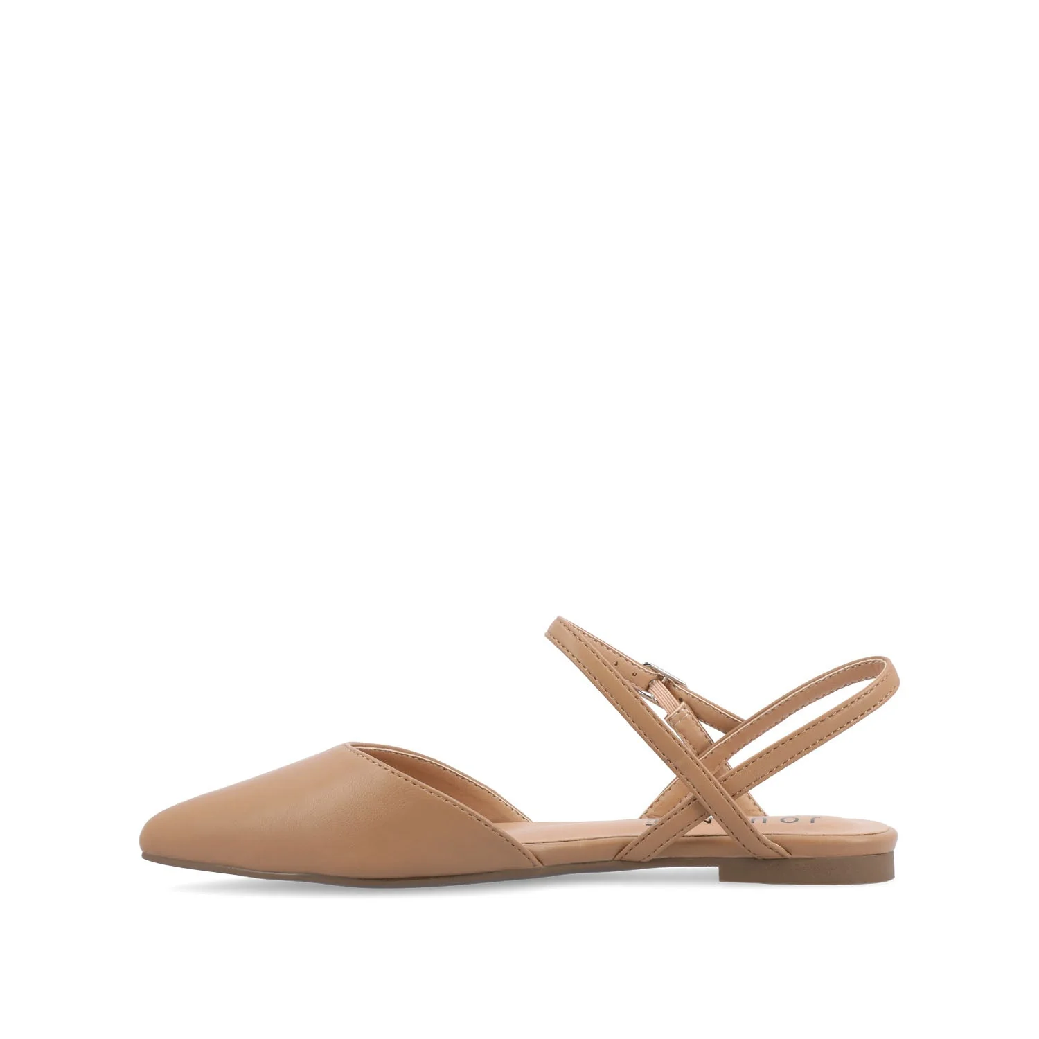 MARTINE SLINGBACK FLATS IN WARM SHADES - Caramel - Image 4