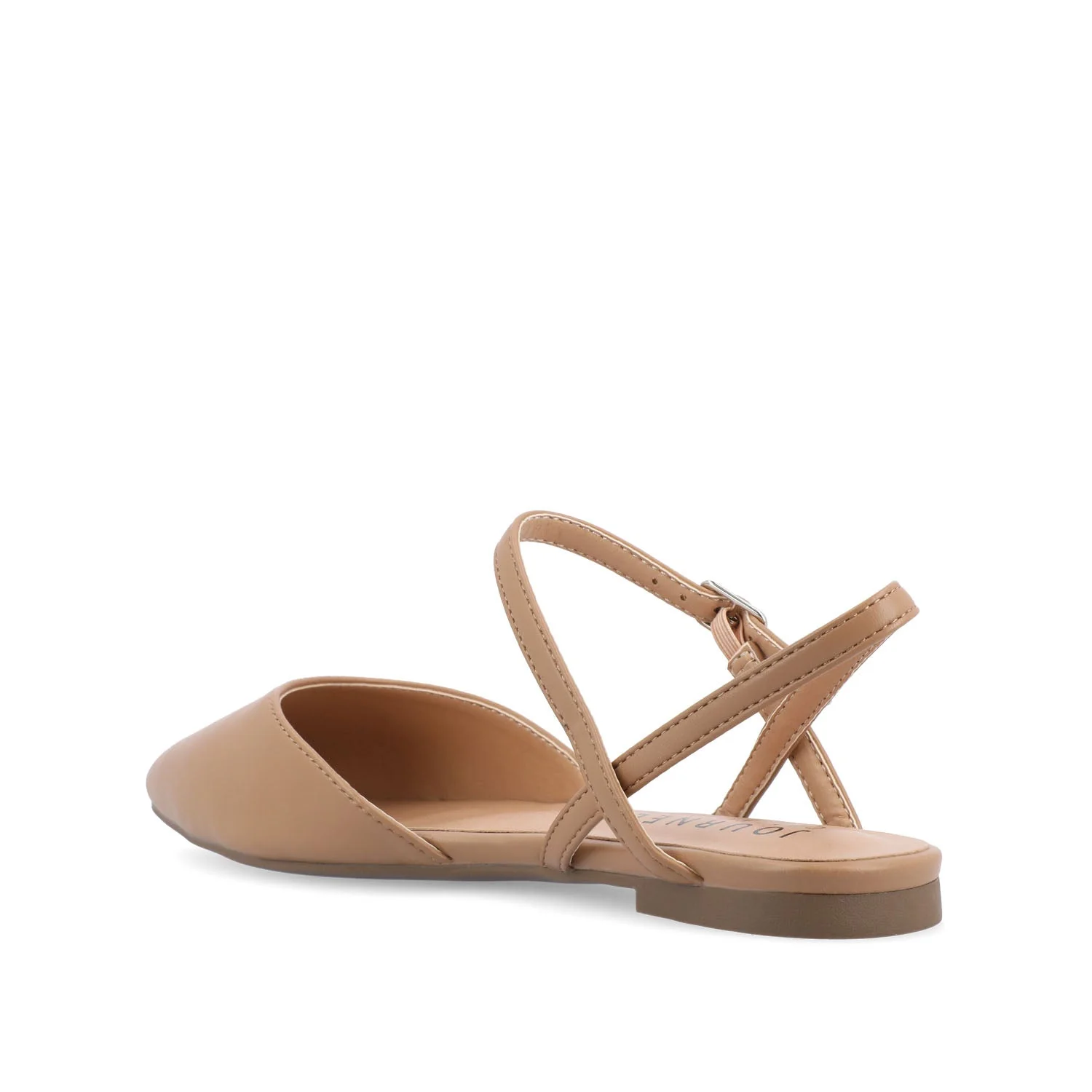 MARTINE SLINGBACK FLATS IN WARM SHADES - Caramel - Image 5