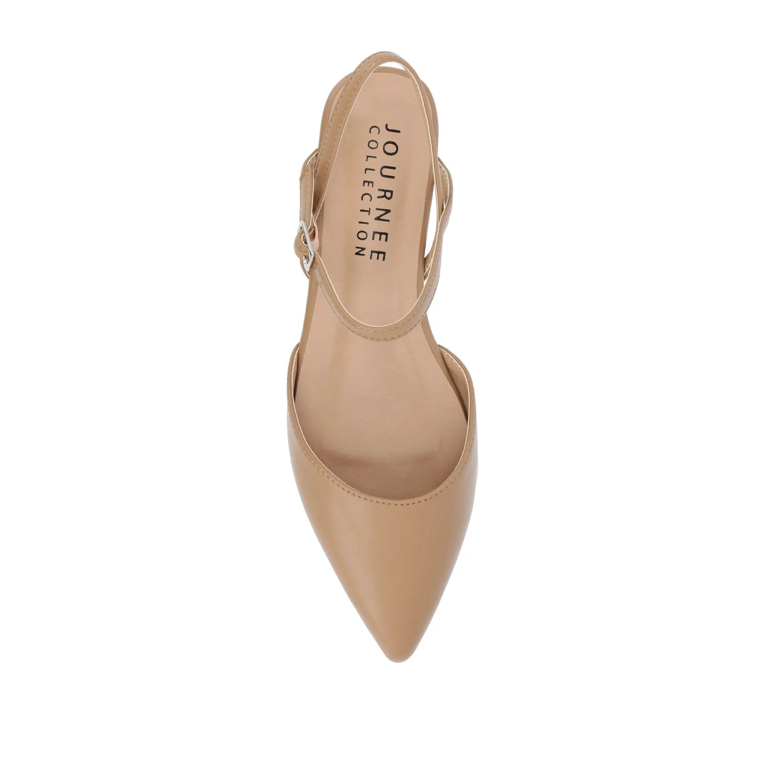 MARTINE SLINGBACK FLATS IN WARM SHADES - Caramel - Image 7