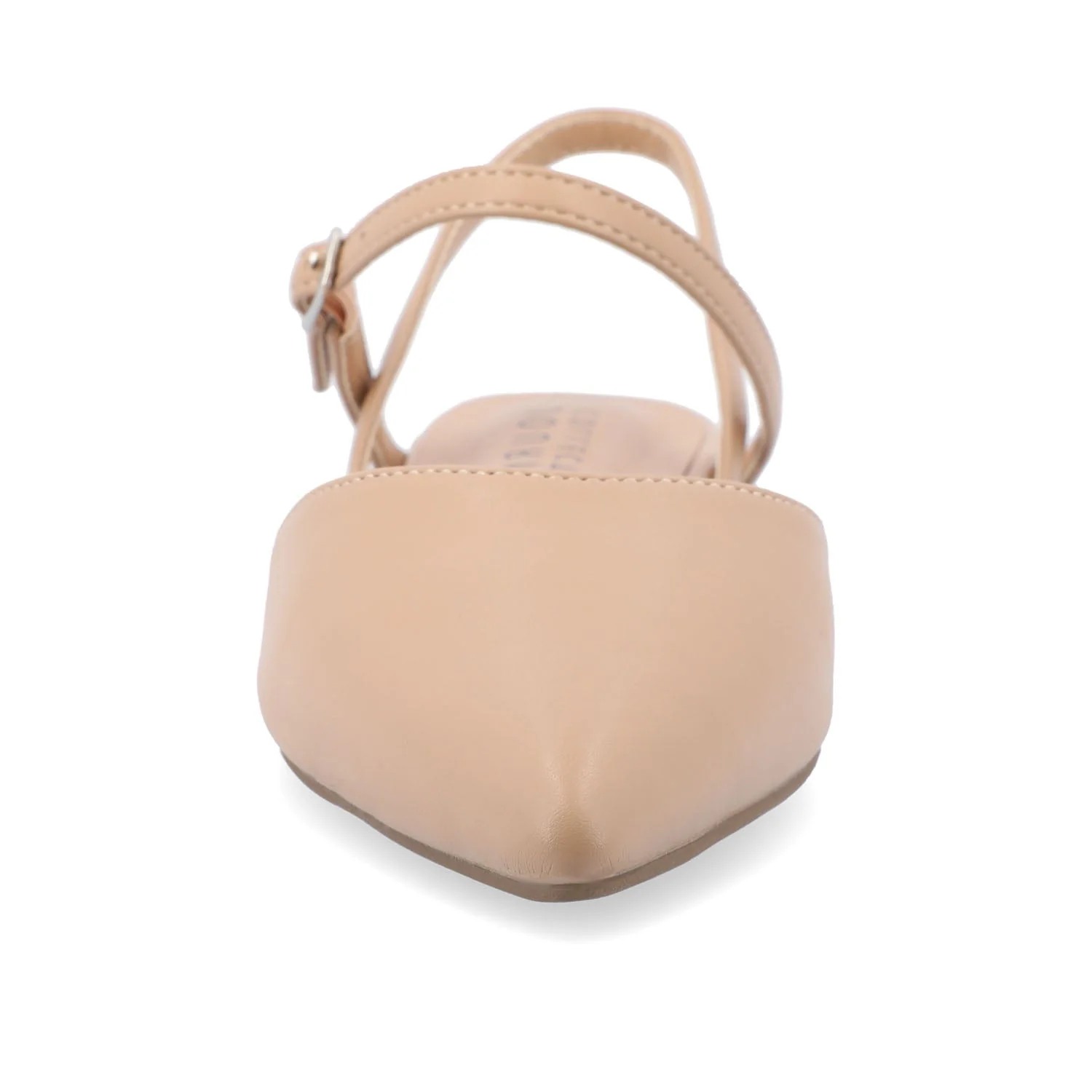 MARTINE SLINGBACK FLATS IN COOL SHADES - Almond - Image 6