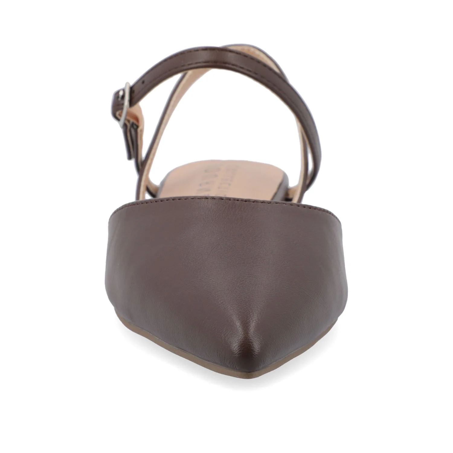 MARTINE SLINGBACK FLATS IN COOL SHADES - Mahogany - Image 5