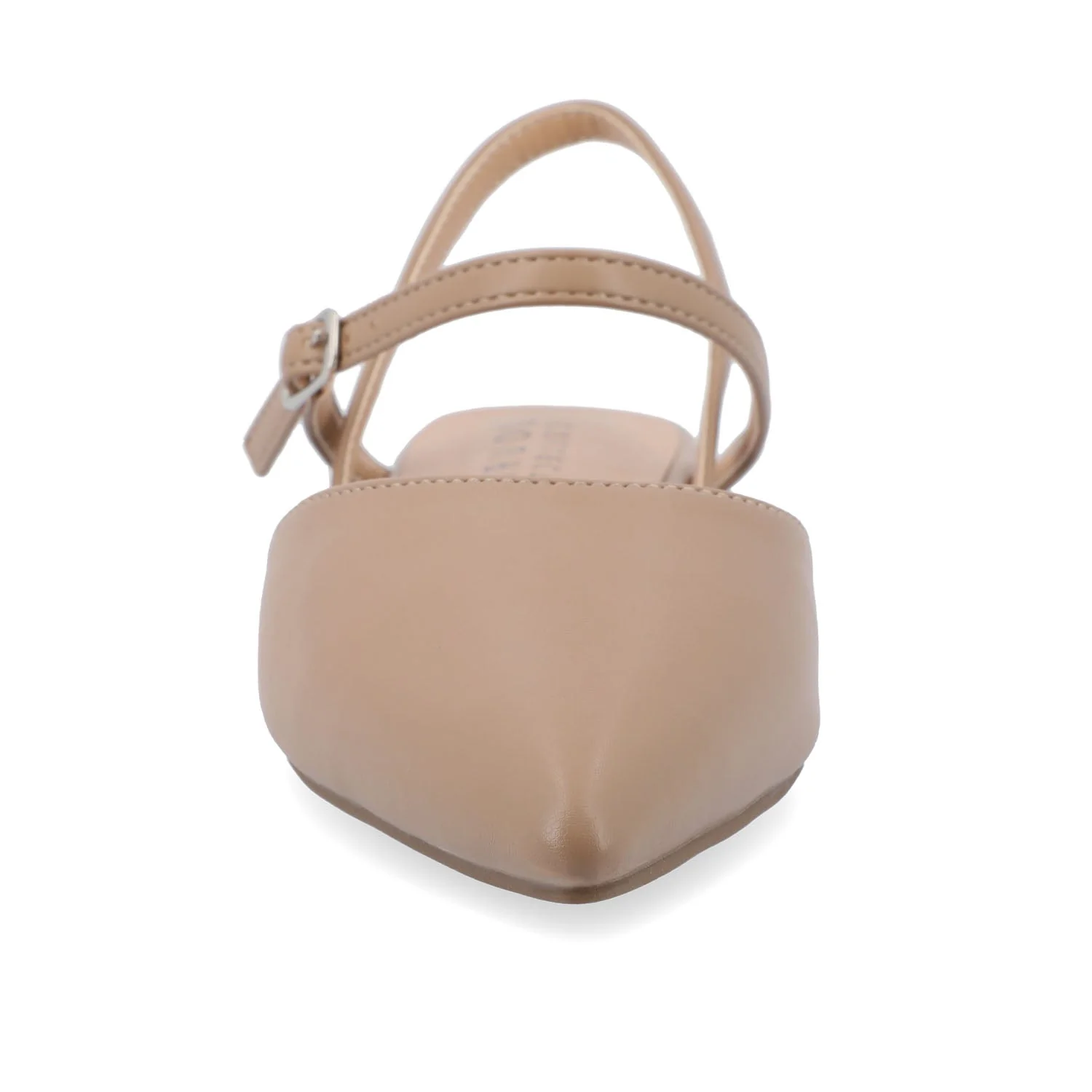 MARTINE SLINGBACK FLATS IN COOL SHADES - Mocha - Image 2