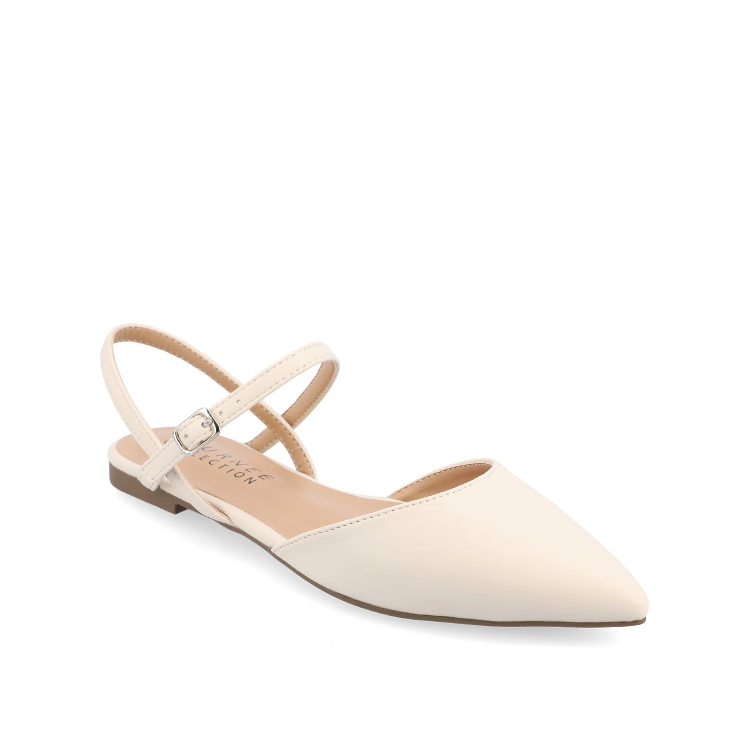 MARTINE SLINGBACK FLATS IN COOL SHADES - Porcelain - Image 2