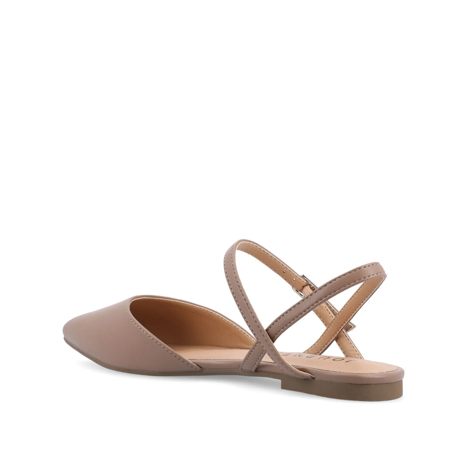 MARTINE SLINGBACK FLATS IN COOL SHADES - Rosewood - Image 3