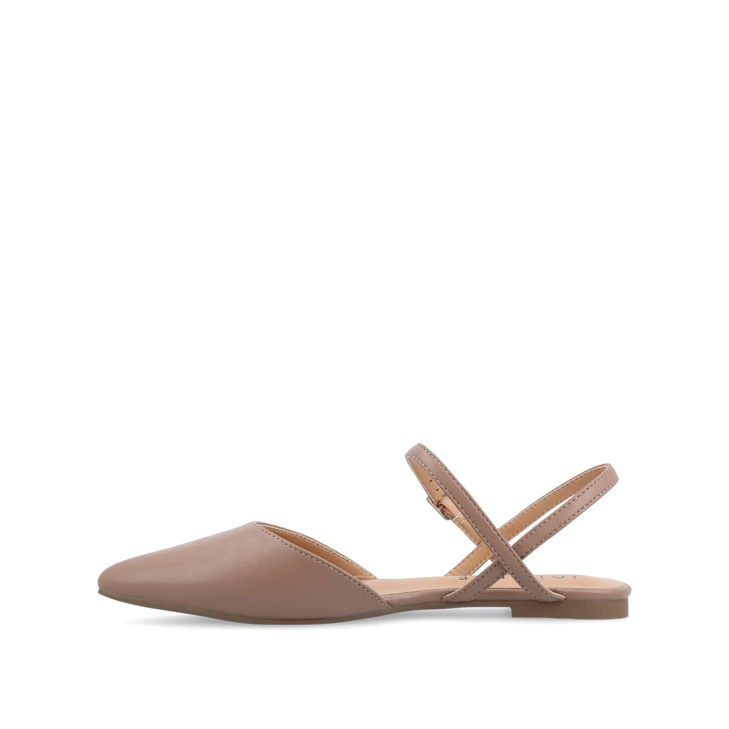MARTINE SLINGBACK FLATS IN COOL SHADES - Rosewood - Image 6