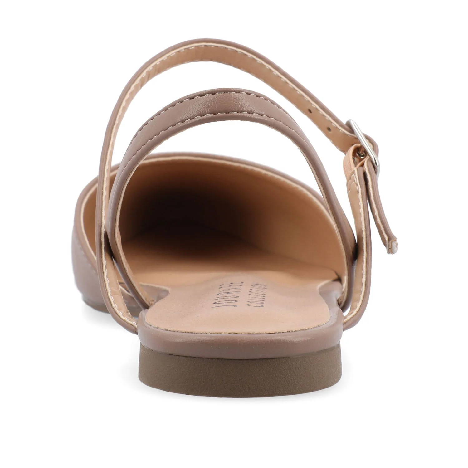 MARTINE SLINGBACK FLATS IN COOL SHADES - Rosewood - Image 8