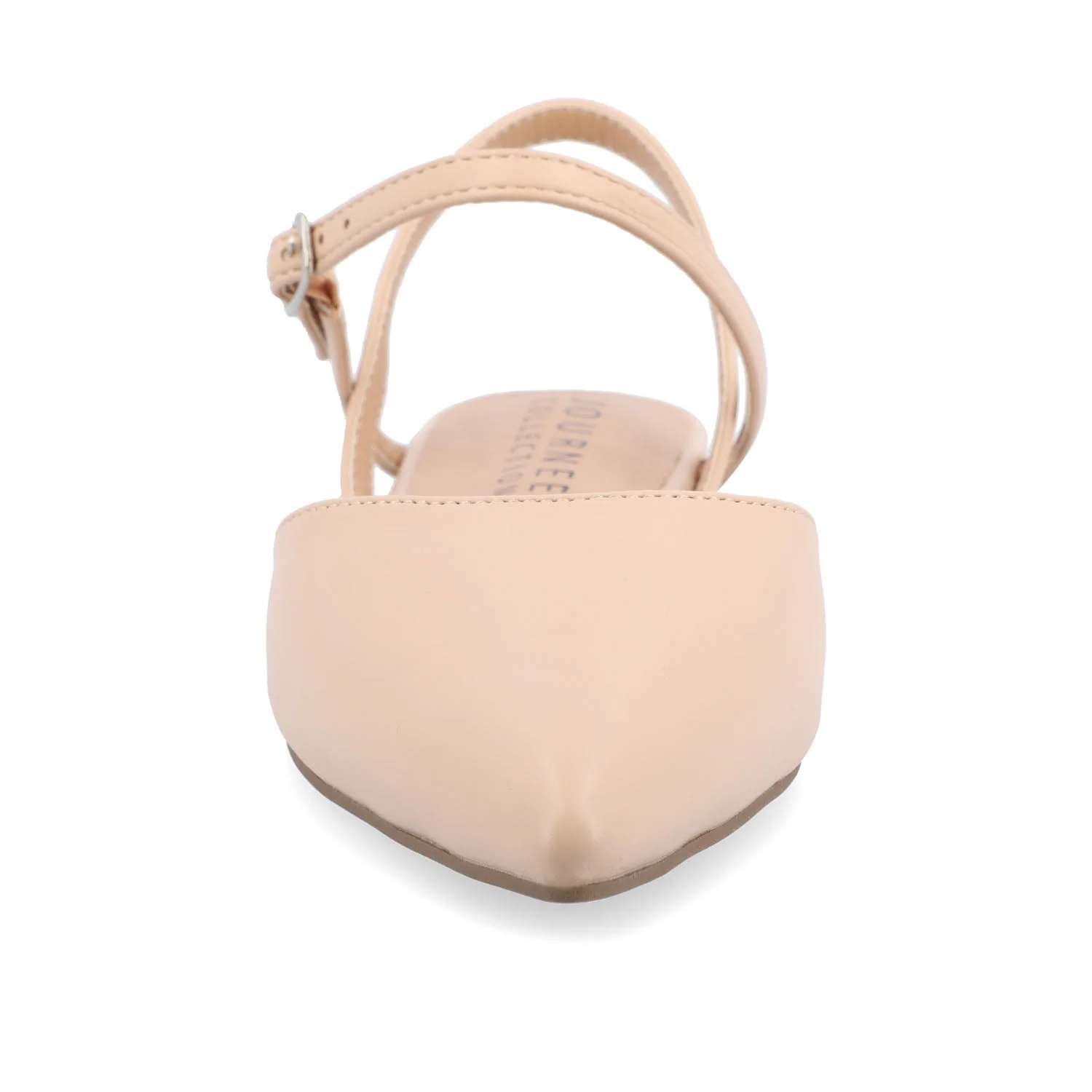 MARTINE SLINGBACK FLATS IN COOL SHADES - Vanilla - Image 3