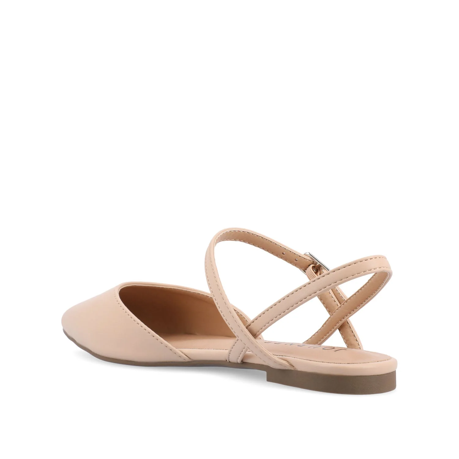 MARTINE SLINGBACK FLATS IN COOL SHADES - Vanilla - Image 5