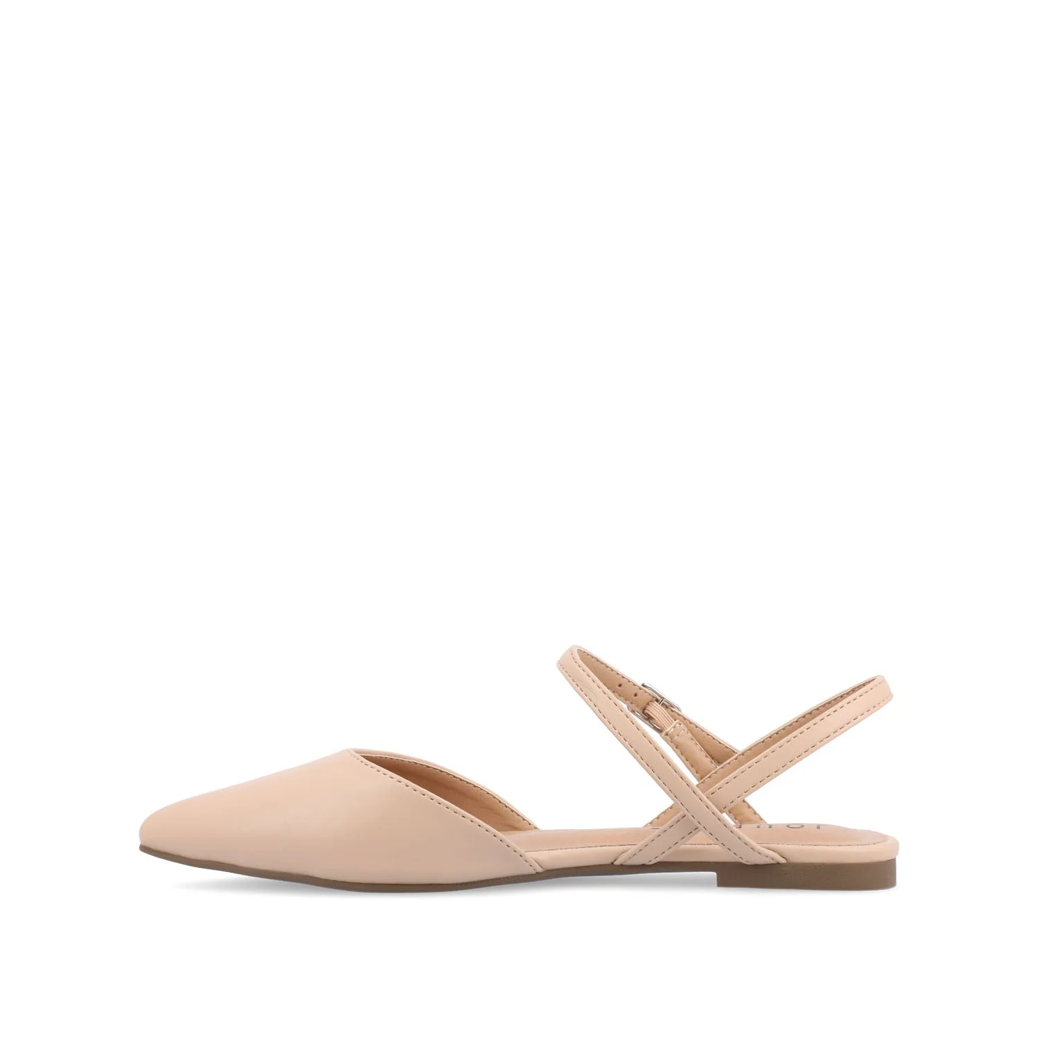 MARTINE SLINGBACK FLATS IN COOL SHADES - Vanilla - Image 6