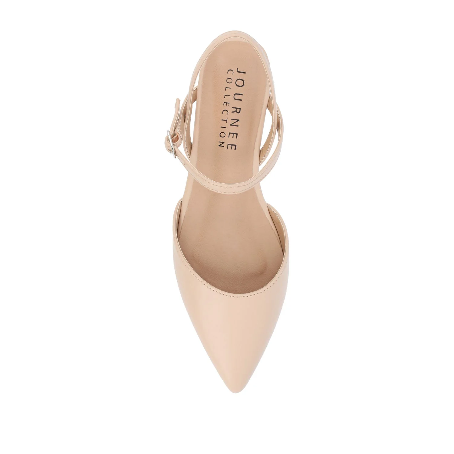 MARTINE SLINGBACK FLATS IN COOL SHADES - Vanilla - Image 7