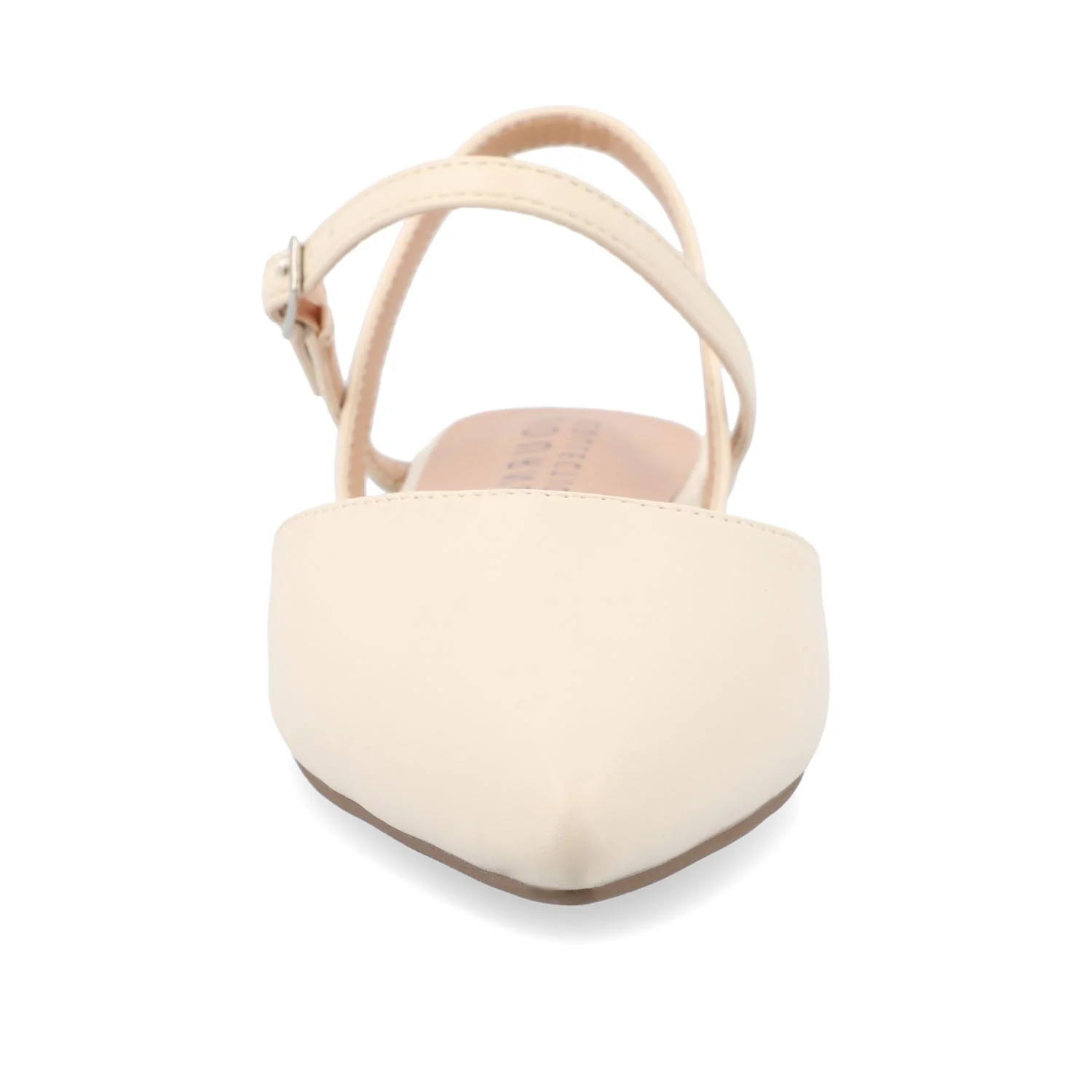 MARTINE SLINGBACK FLATS IN WARM SHADES - Cream - Image 5