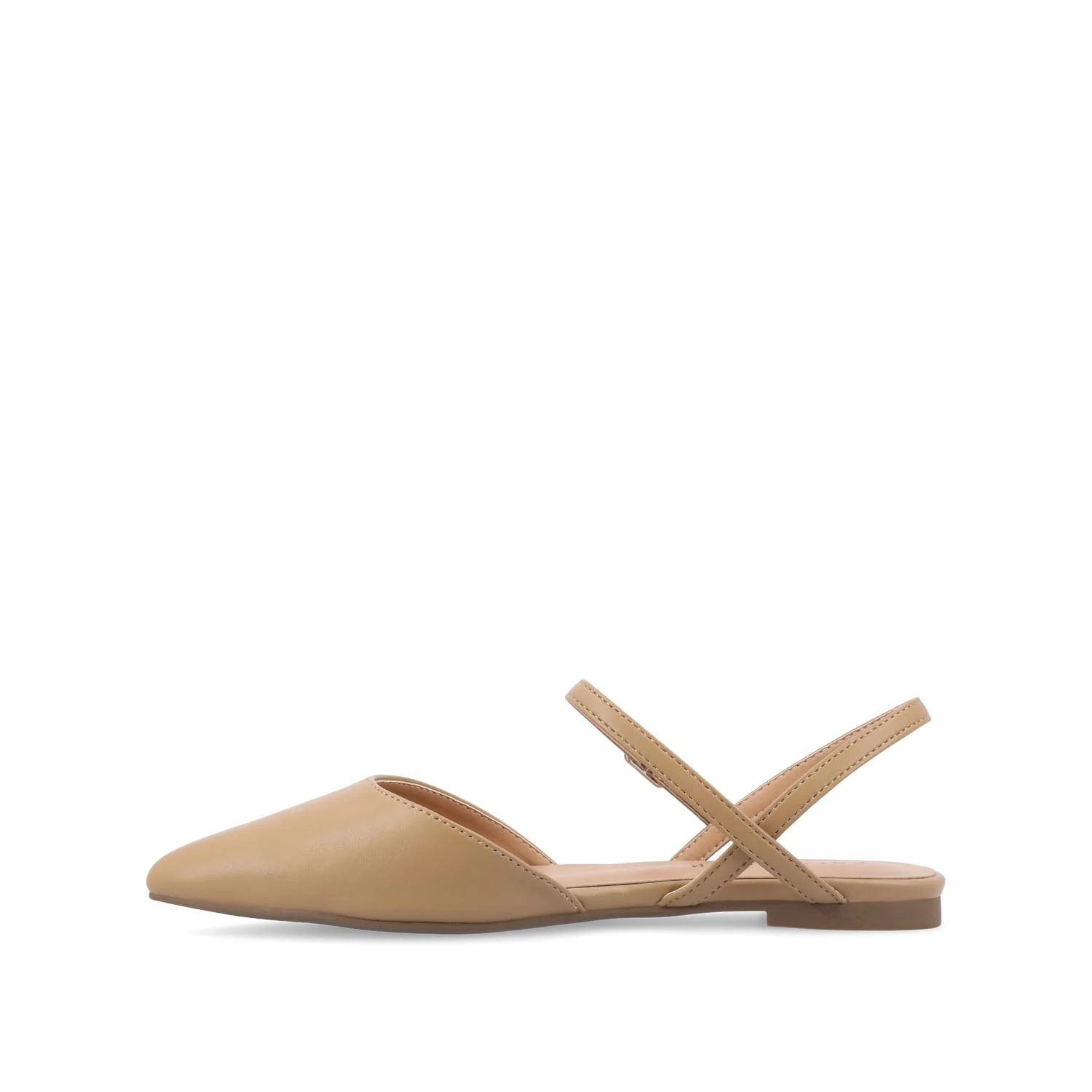 MARTINE SLINGBACK FLATS IN WARM SHADES - Honey - Image 3