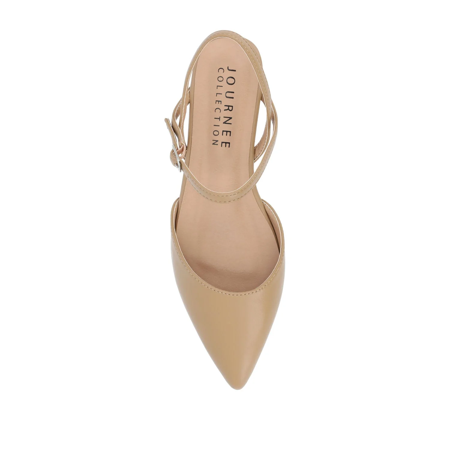 MARTINE SLINGBACK FLATS IN WARM SHADES - Honey - Image 6