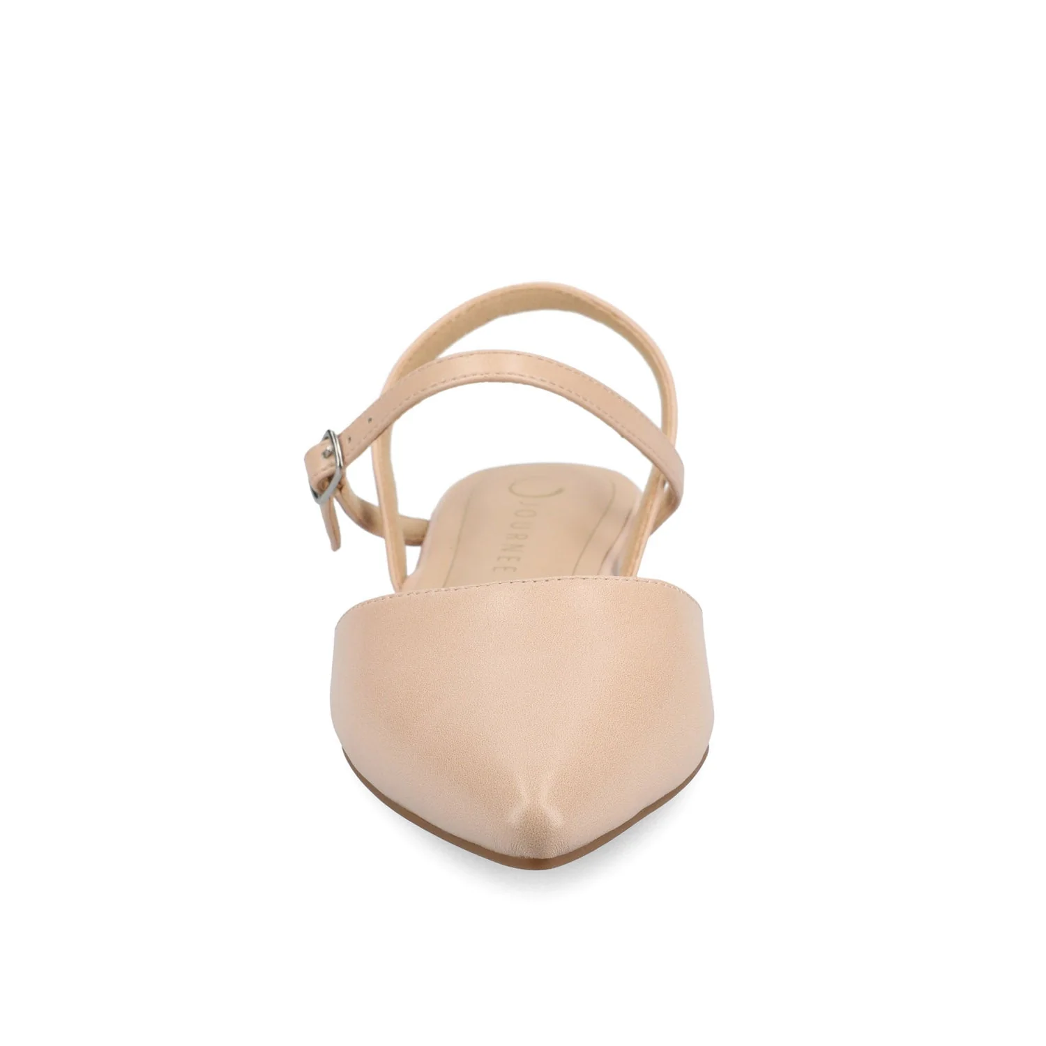 MARTINE SLINGBACK FLATS IN VEGAN LEATHER - Blush PU - Image 5