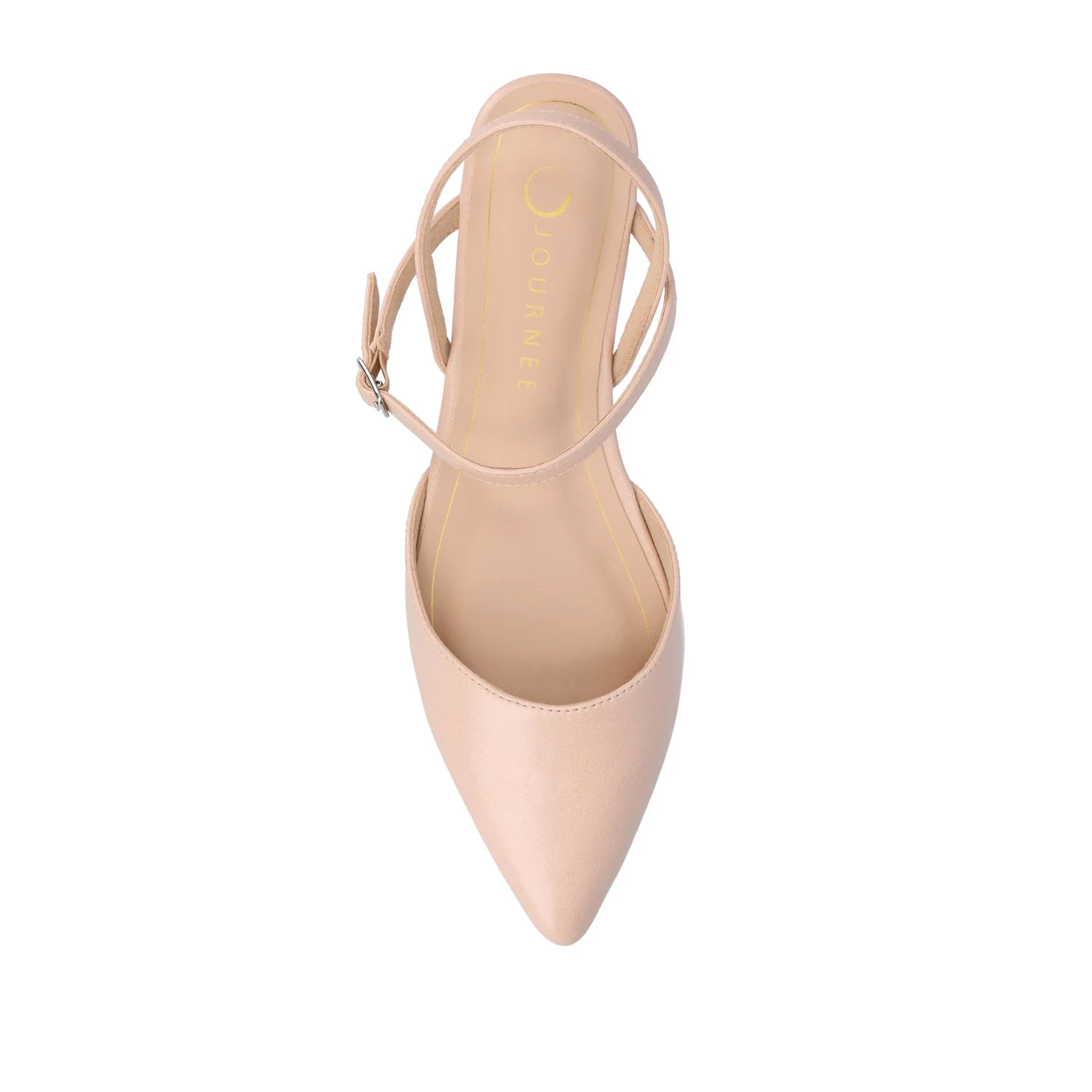 MARTINE SLINGBACK FLATS IN VEGAN LEATHER - Blush PU - Image 6