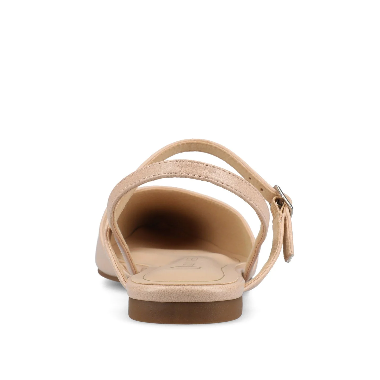 MARTINE SLINGBACK FLATS IN VEGAN LEATHER - Blush PU - Image 7