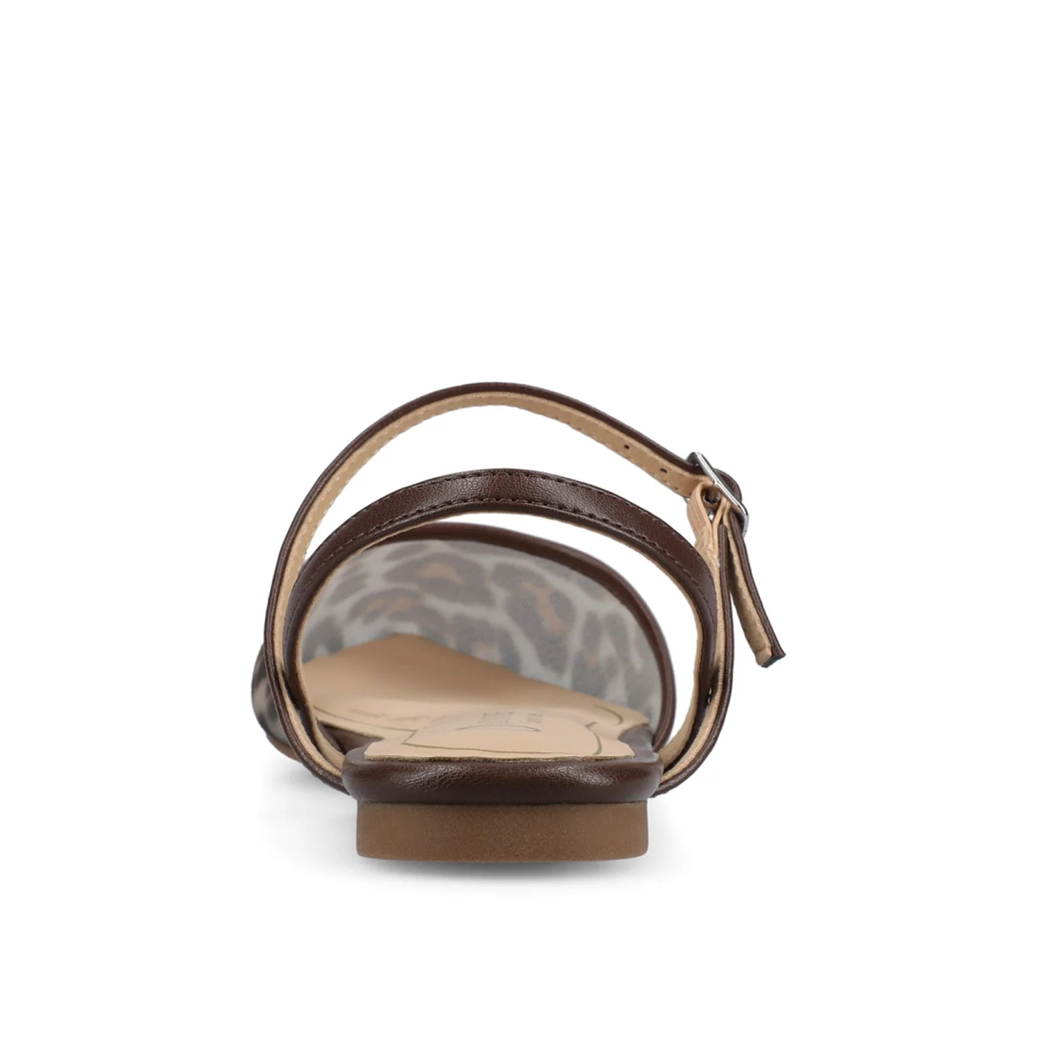 MARTINE SLINGBACK FLATS - SNOW LEOPARD MESH - Image 6