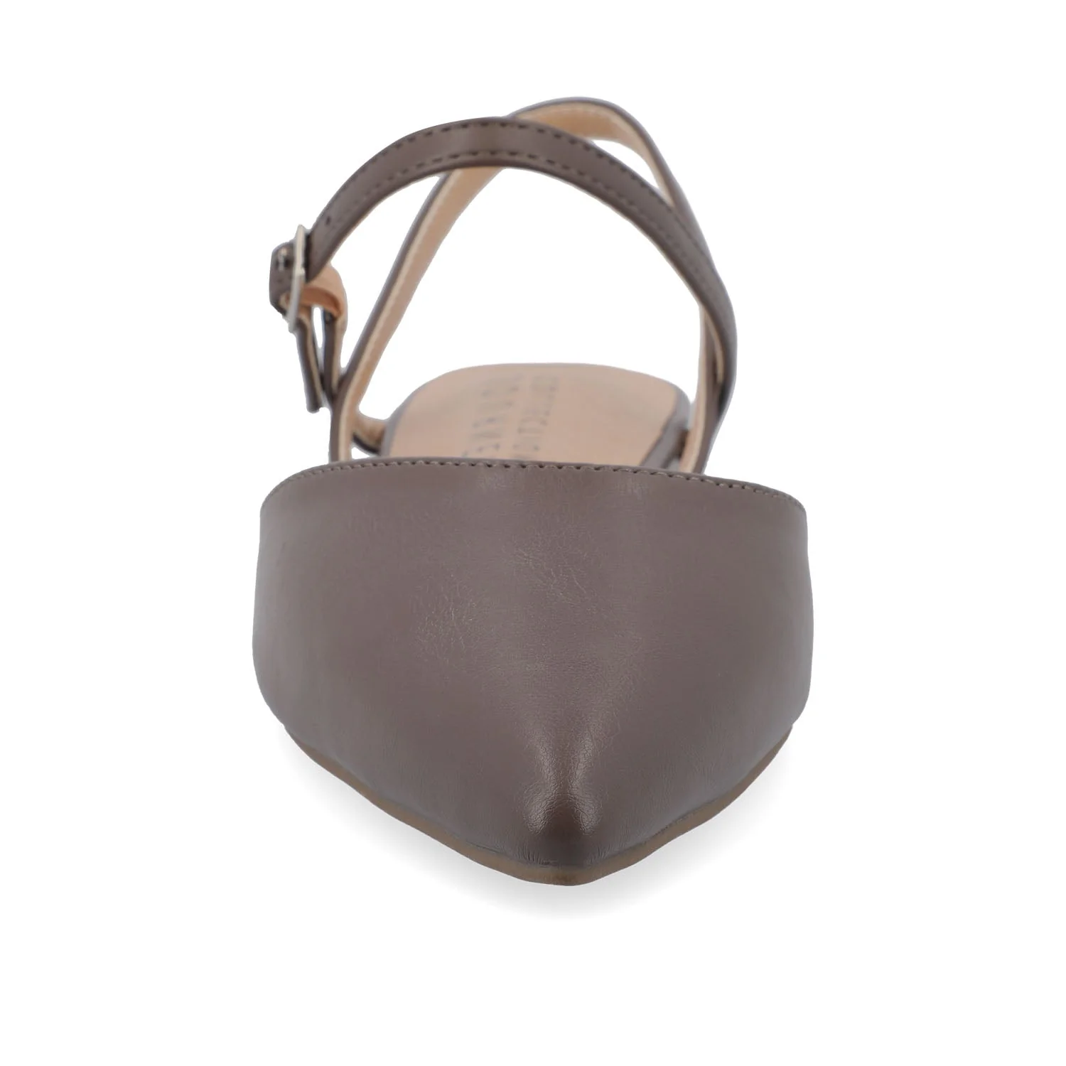 MARTINE SLINGBACK FLATS IN WARM SHADES - Truffle - Image 4