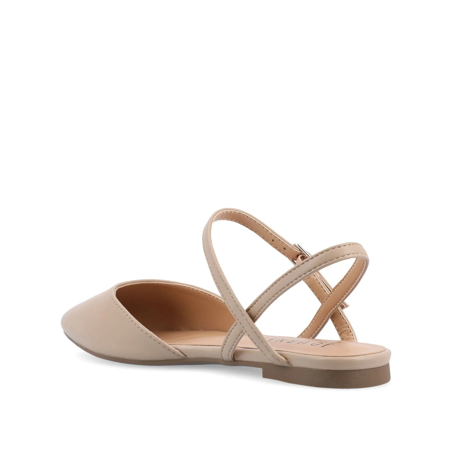 MARTINE SLINGBACK FLATS IN WARM SHADES - Wheat - Image 5