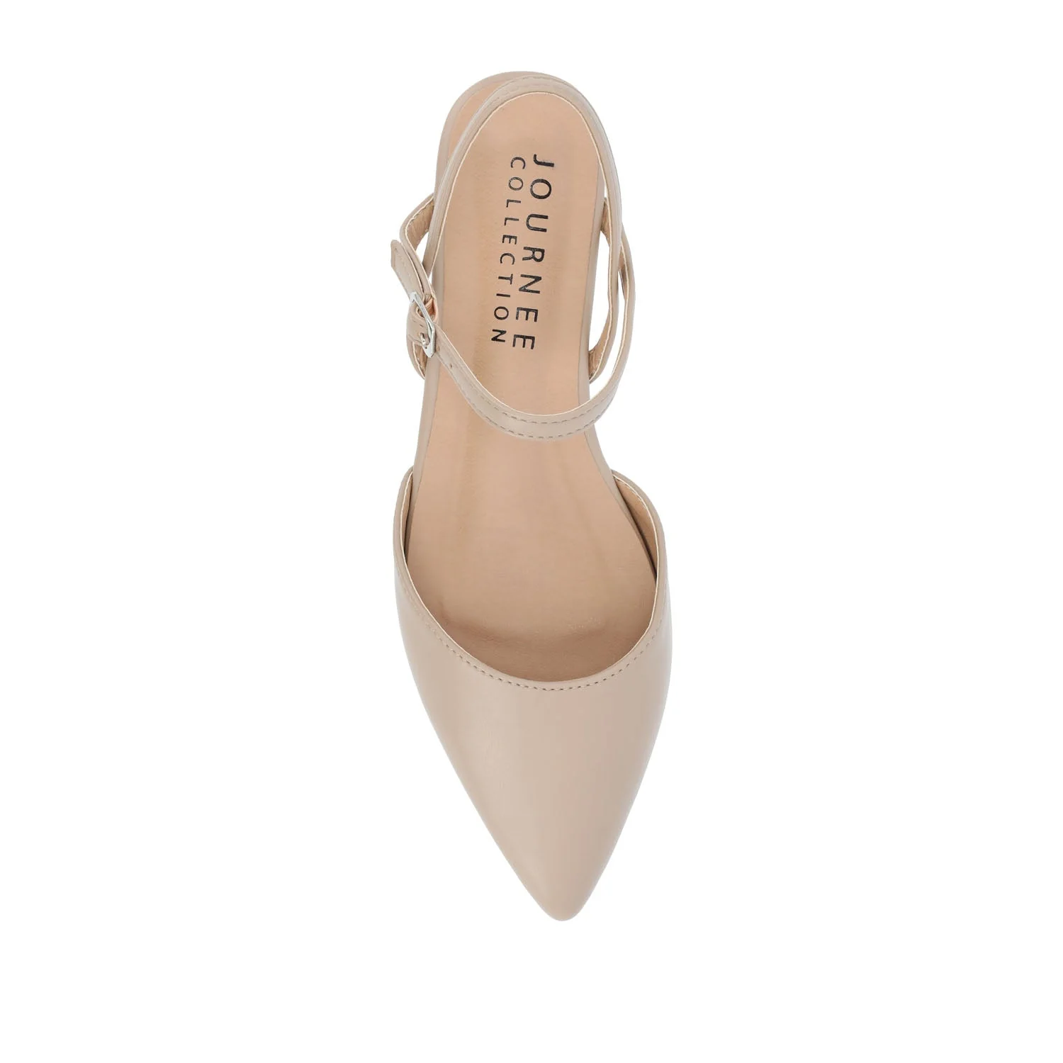 MARTINE SLINGBACK FLATS IN WARM SHADES - Wheat - Image 6