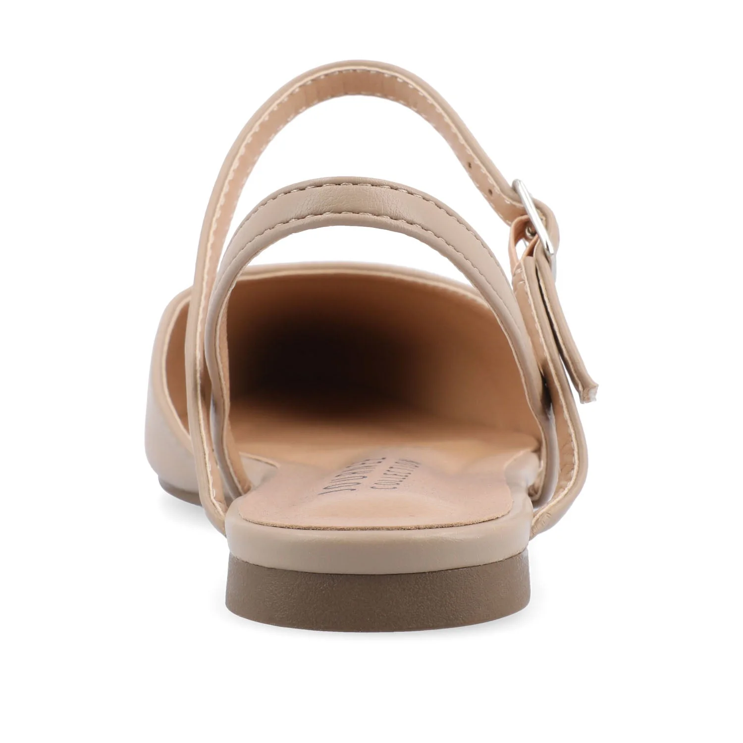 MARTINE SLINGBACK FLATS IN WARM SHADES - Wheat - Image 7