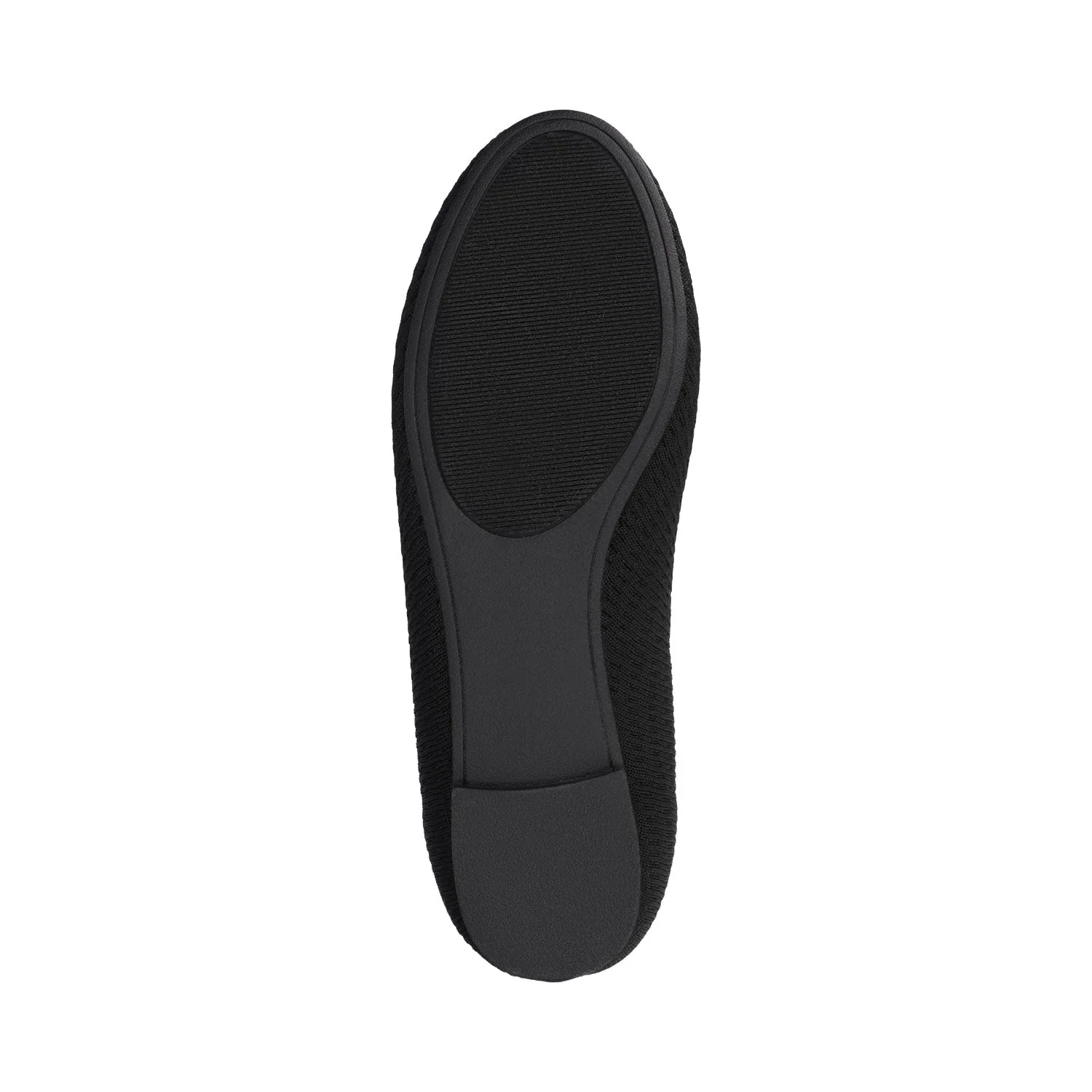 MARYANN KNIT FABRIC BALLET FLATS - Black Knit - Image 5