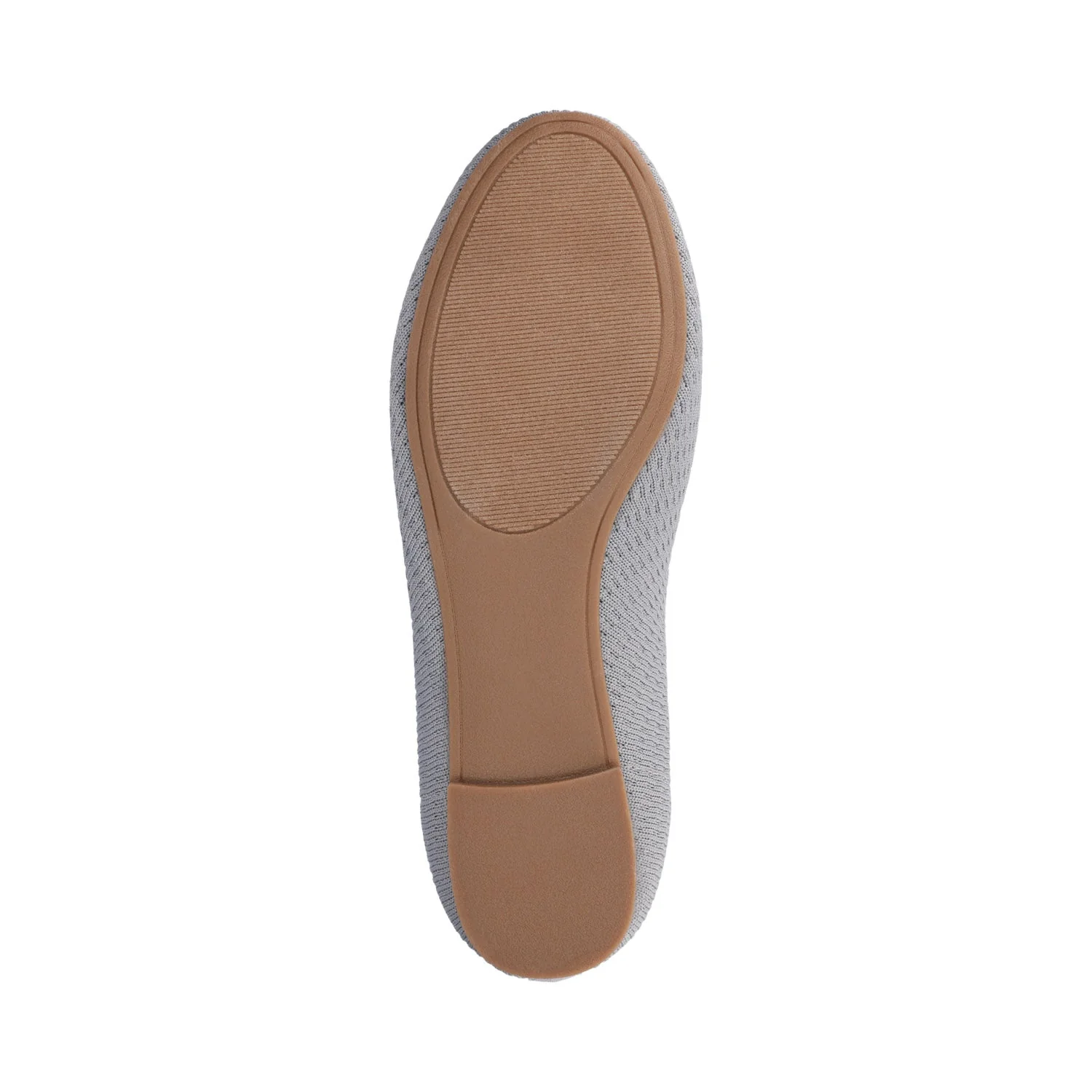 MARYANN KNIT FABRIC BALLET FLATS - Grey Knit - Image 5