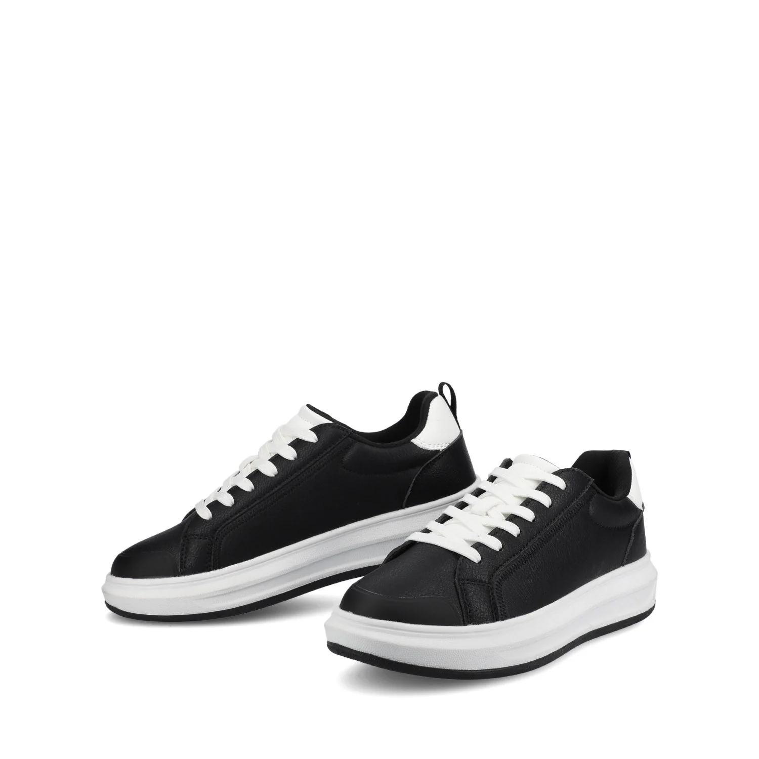 MEEYA CASUAL LACE UP SNEAKERS - Black - Image 2
