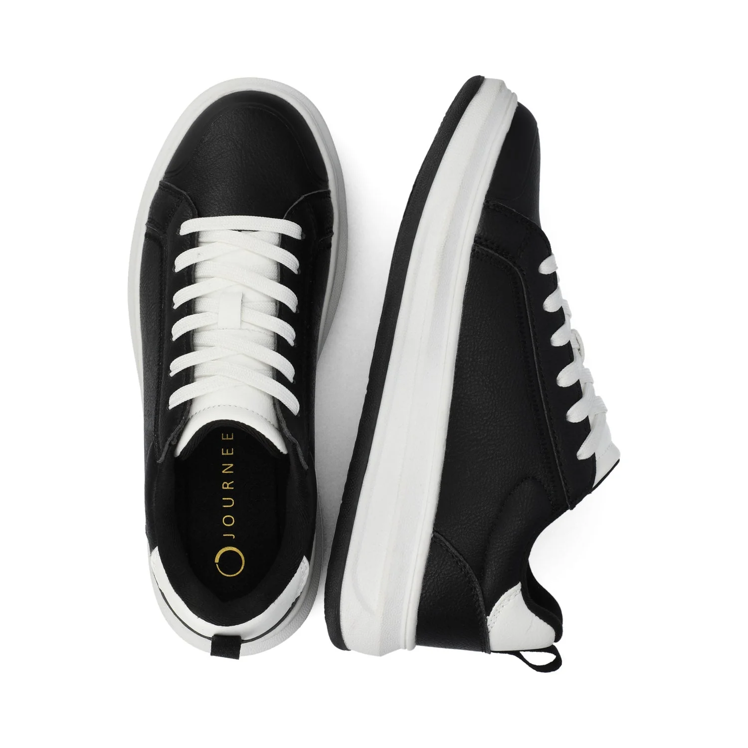 MEEYA CASUAL LACE UP SNEAKERS - Black - Image 3