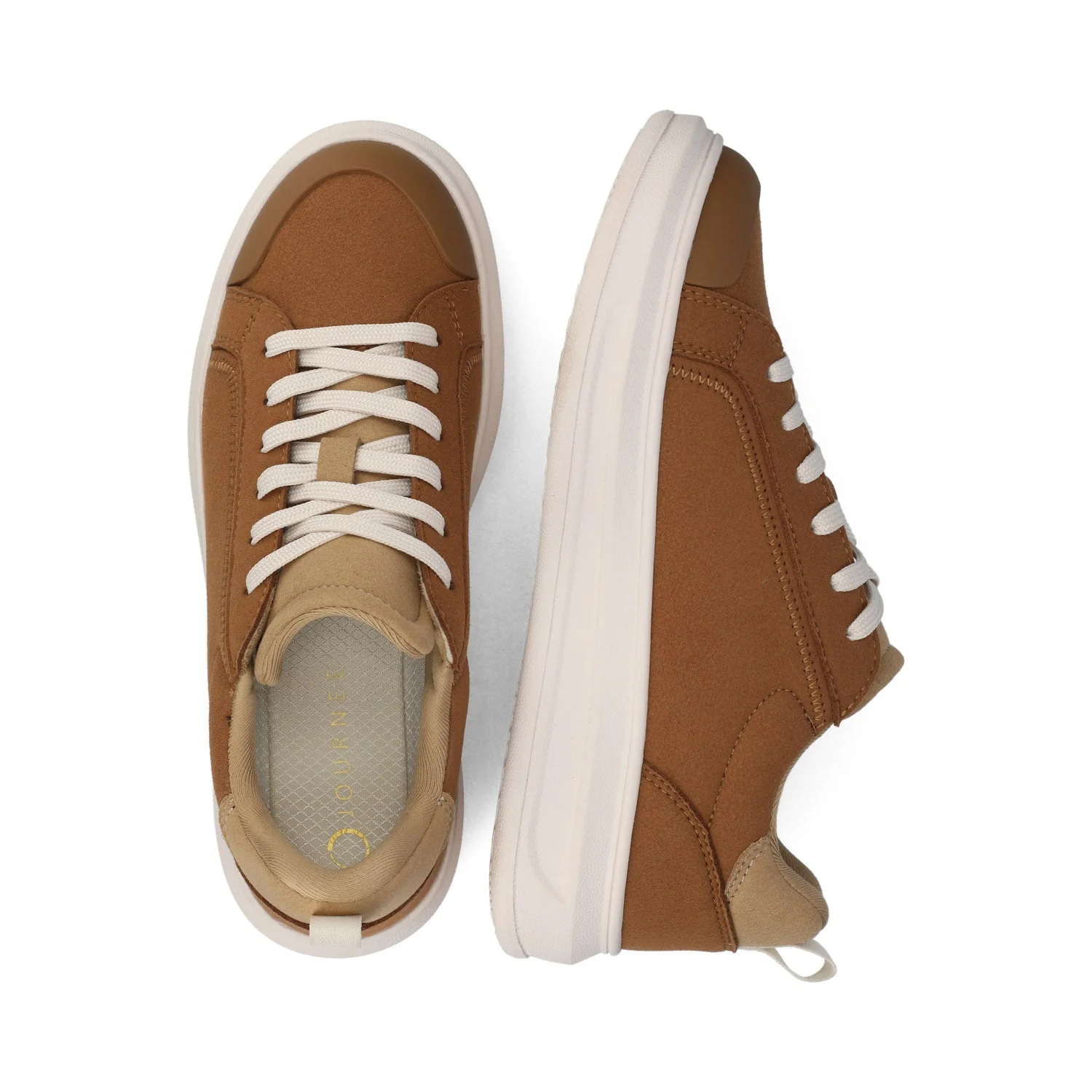MEEYA CASUAL LACE UP SNEAKERS - Brown - Image 3