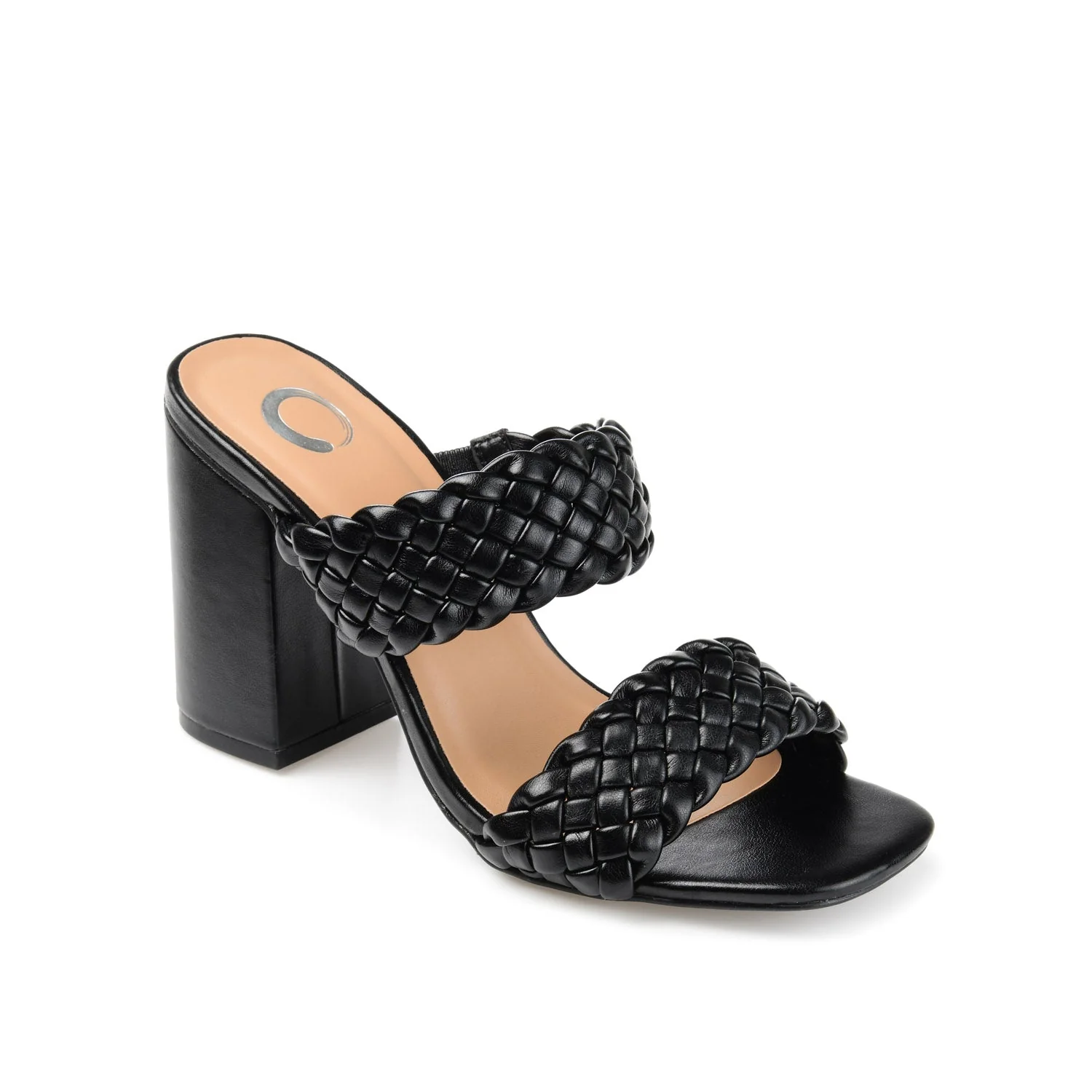 MELISSA MULE BLOCK HEELS IN VEGAN LEATHER - Black - Image 2