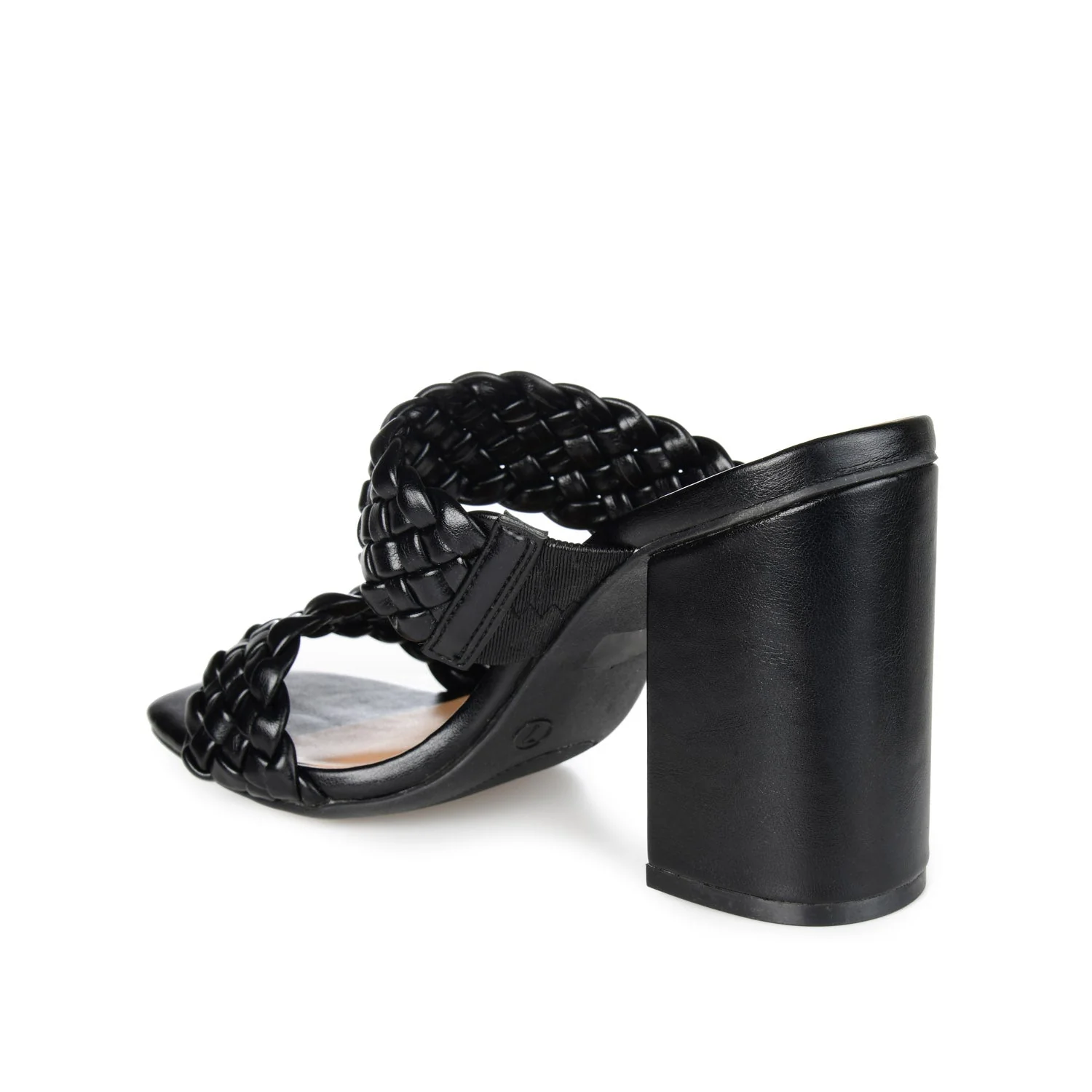 MELISSA MULE BLOCK HEELS IN VEGAN LEATHER - Black - Image 4